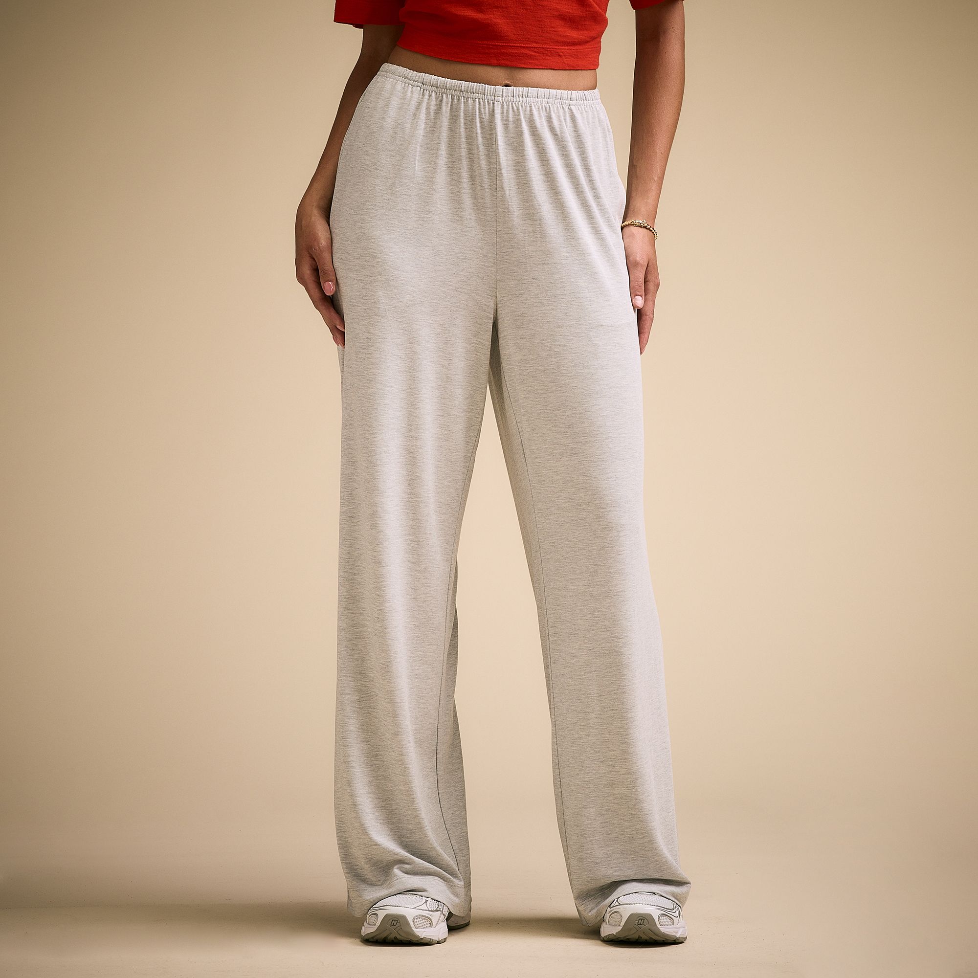 CALIA Women's Sandwash Jersey Wide Leg Pant