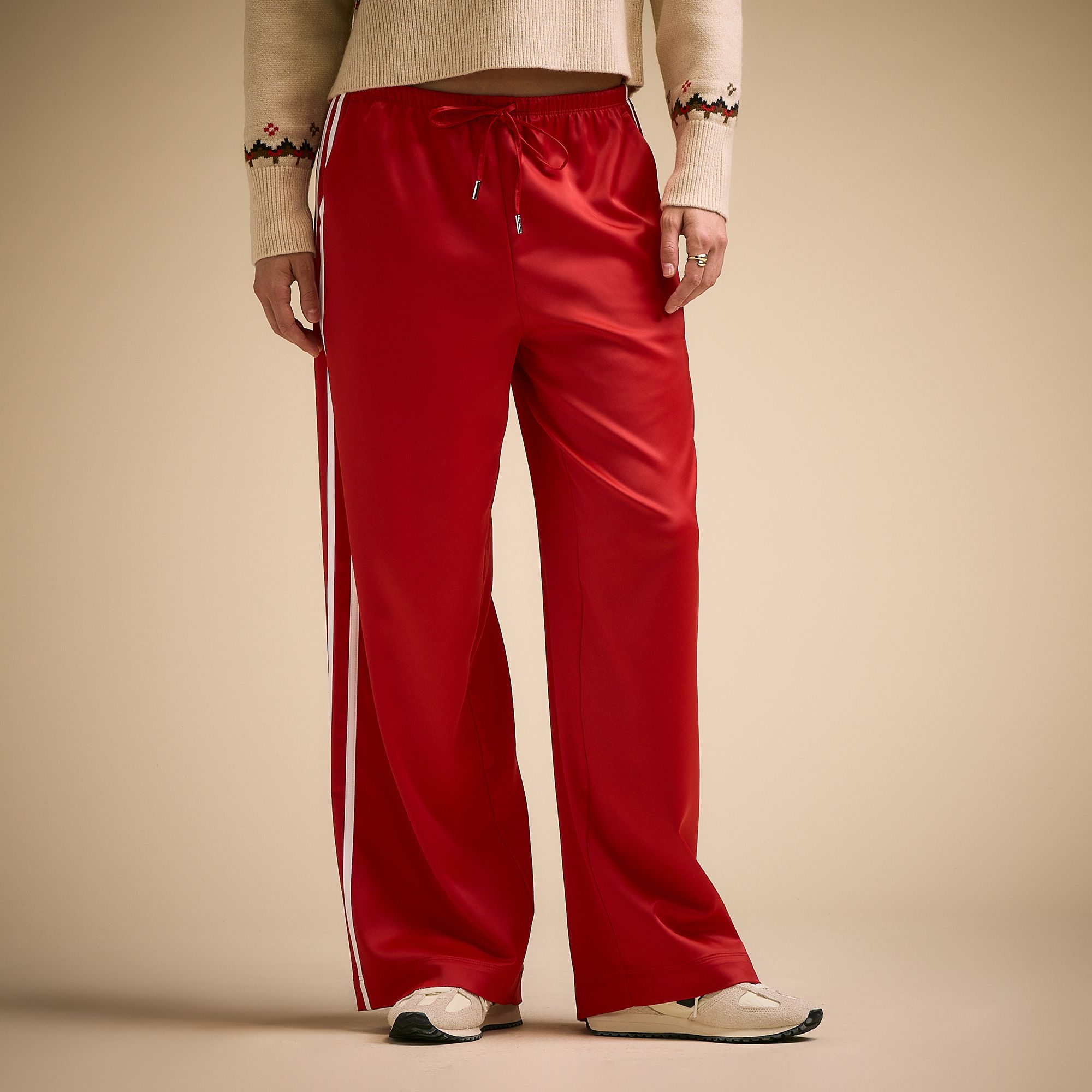 CALIA Women's Satin Wide Leg Pant