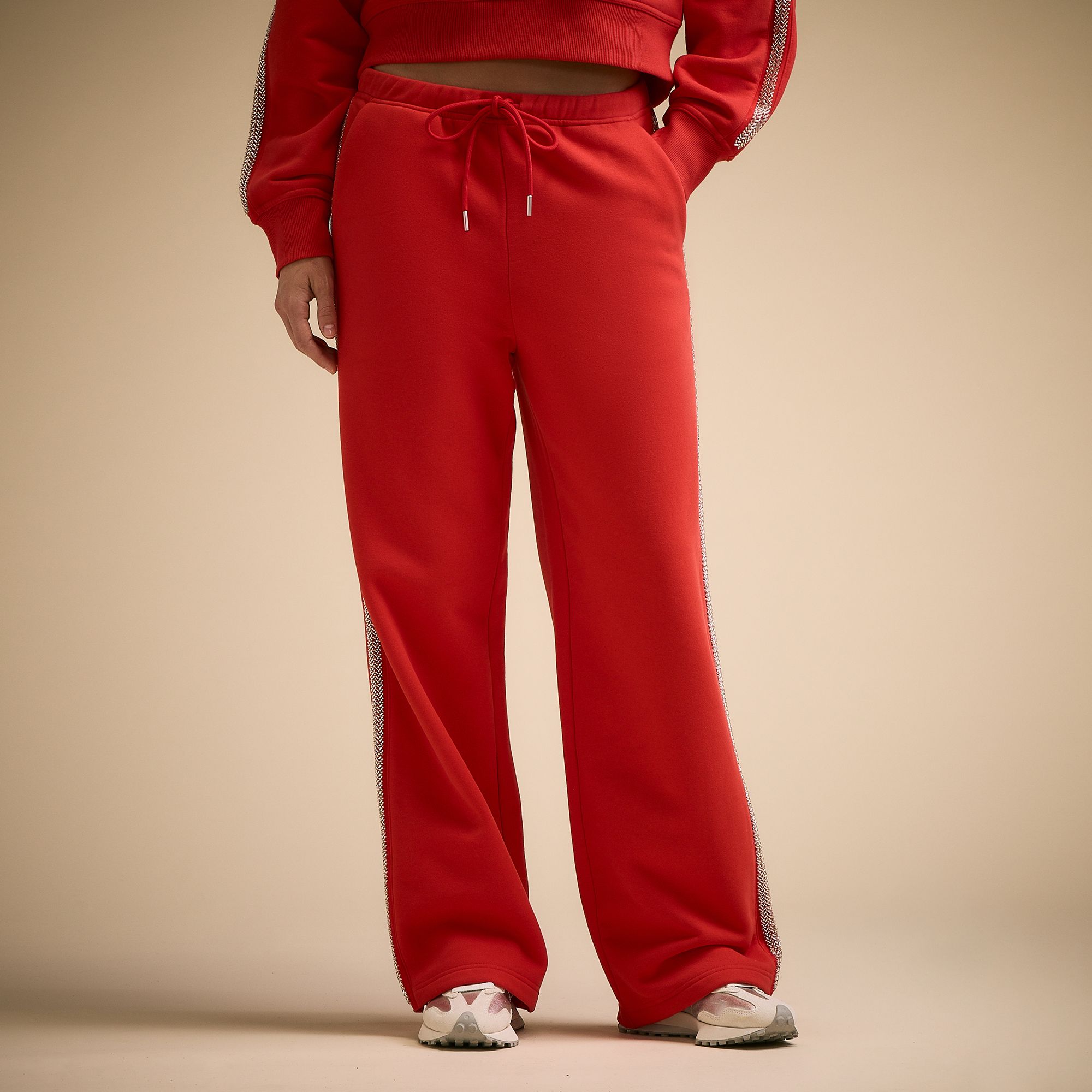 CALIA Women's Washed Cotton Straight Leg Pant