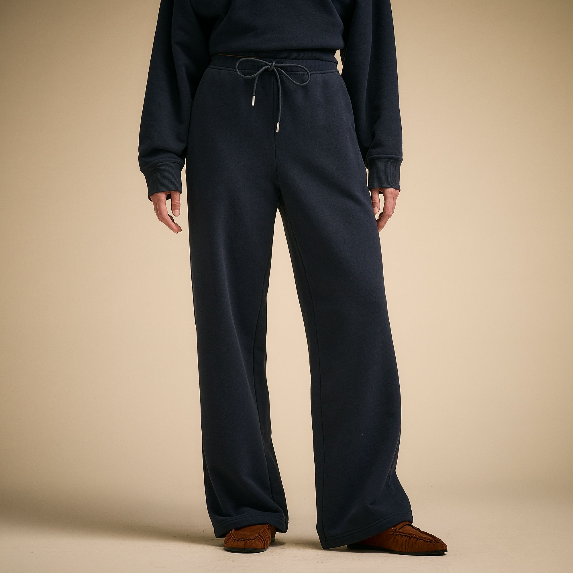 CALIA Women's Washed Cotton Straight Leg Pant