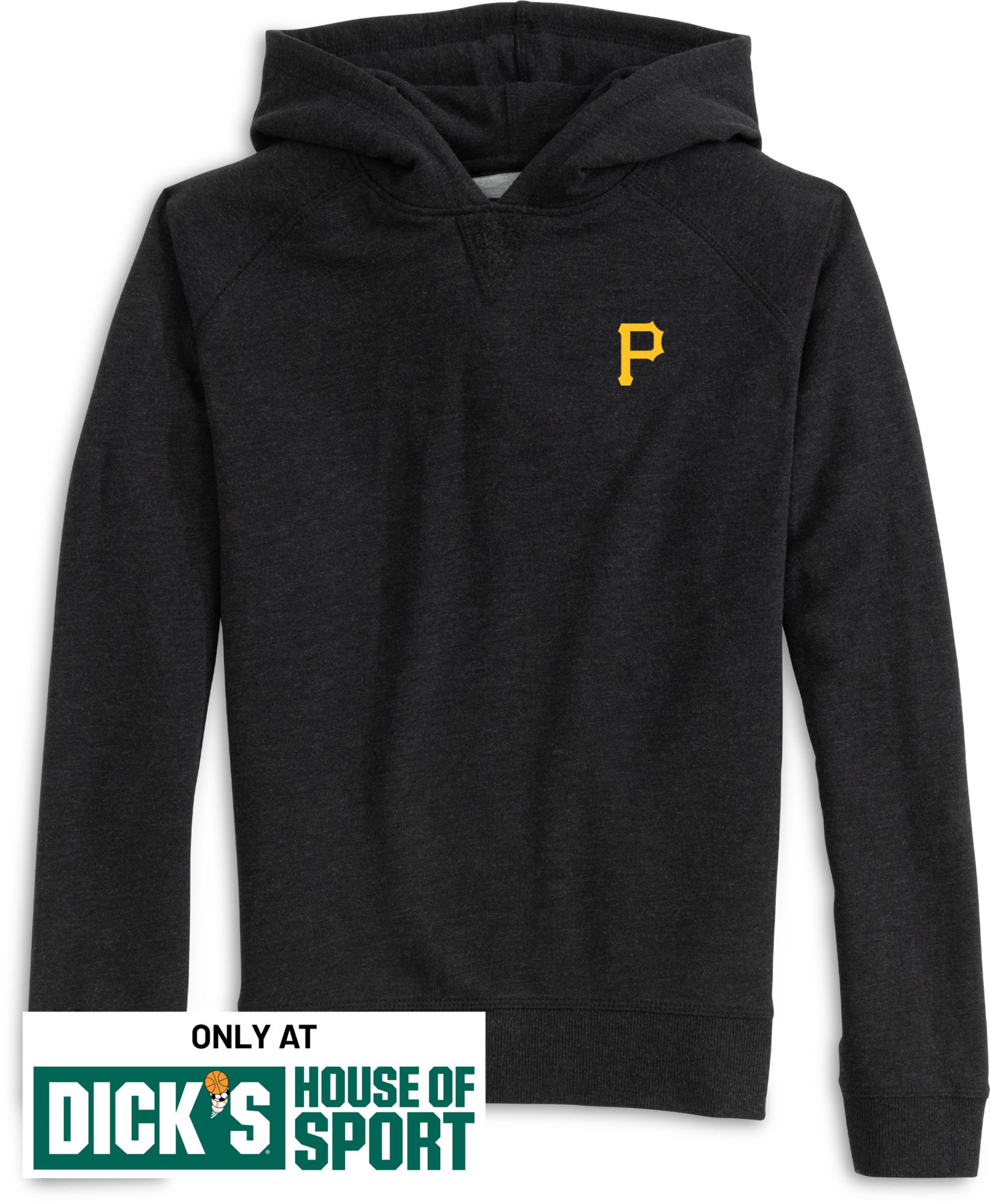 Johnnie-O Boys' Pittsburgh Pirates Black Freeman Hoodie