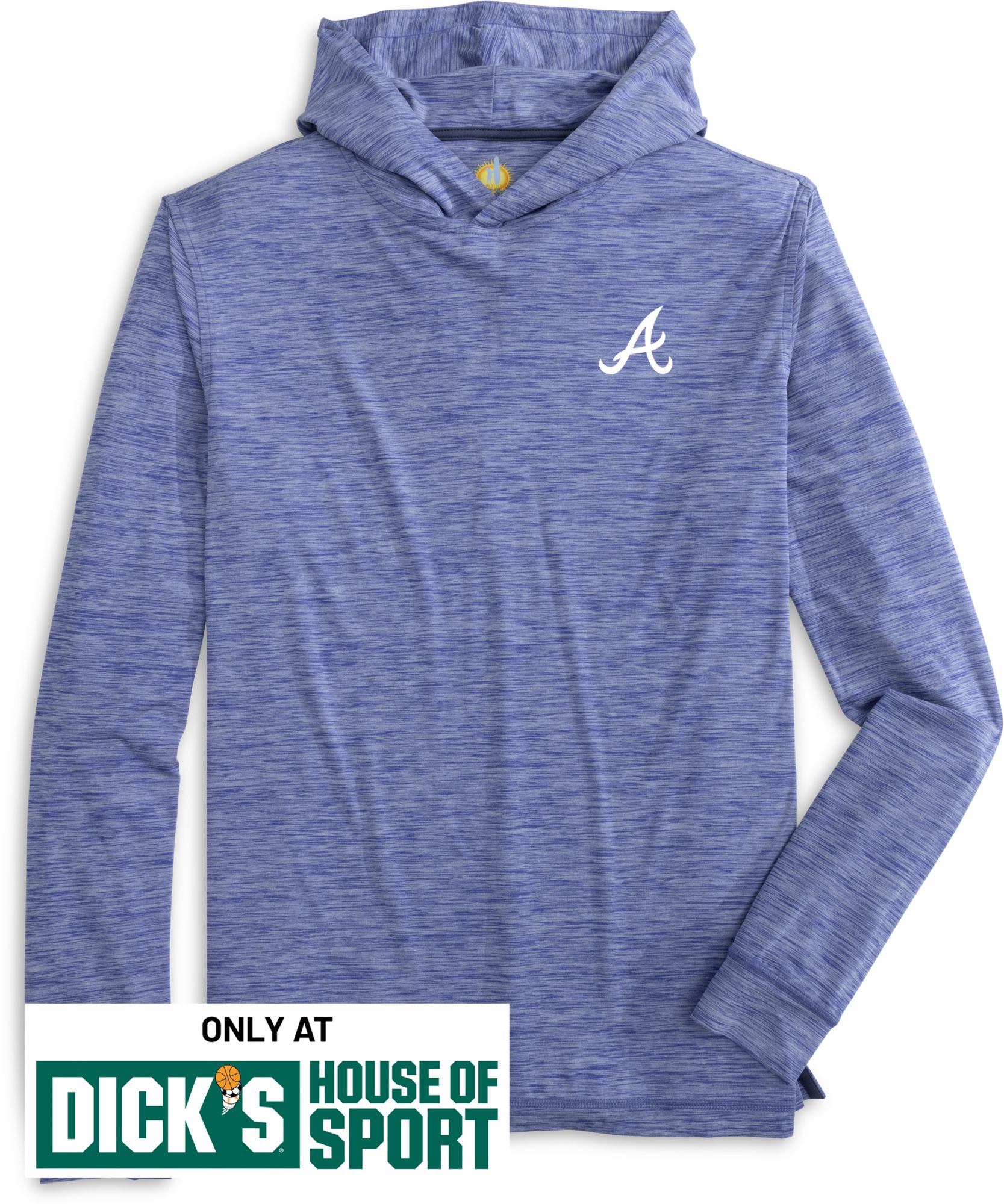 Johnnie-O Men's Atlanta Braves Navy Talon Hoodie