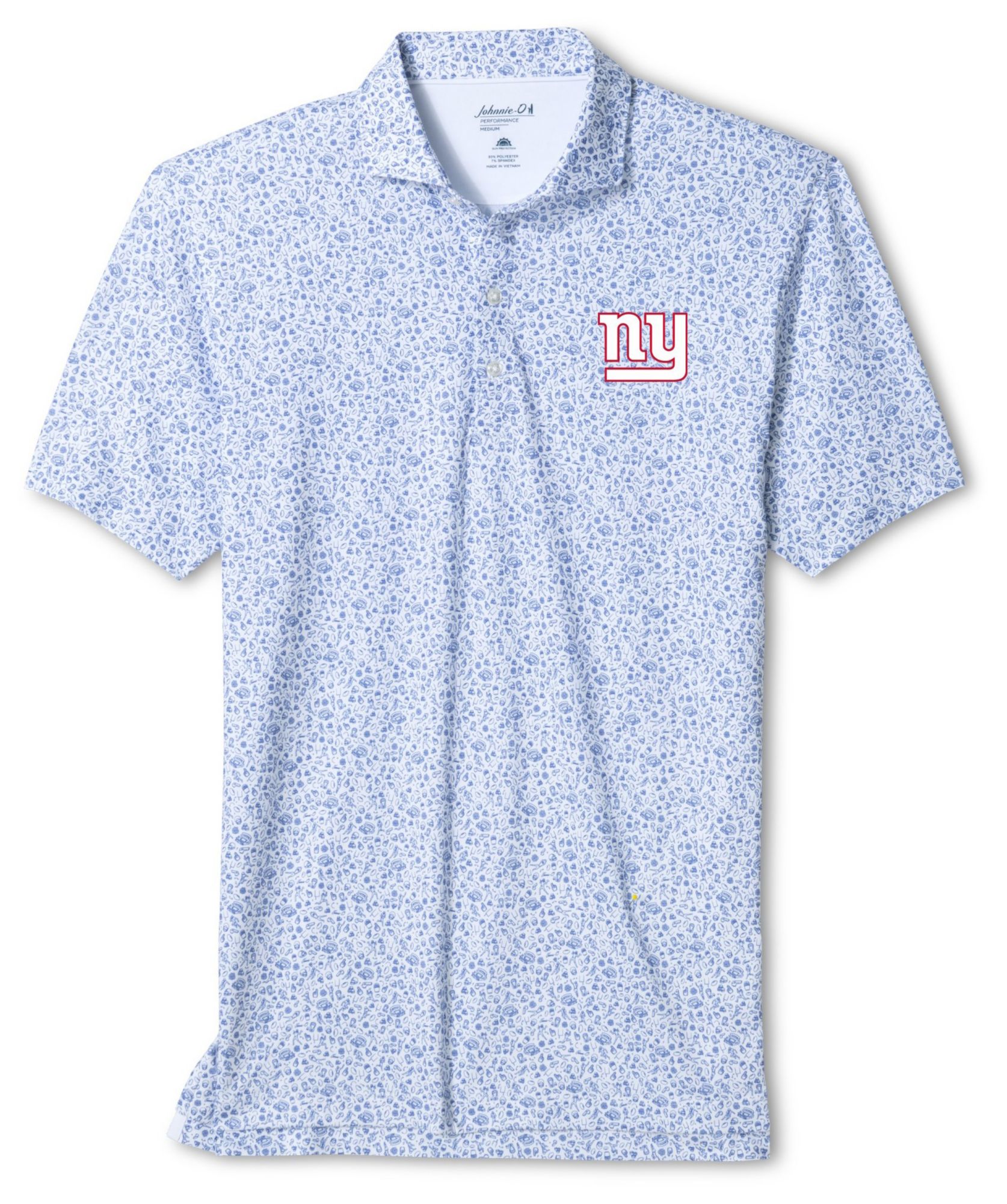 Johnnie-O Men's New York Giants Gridiron Performance Polo