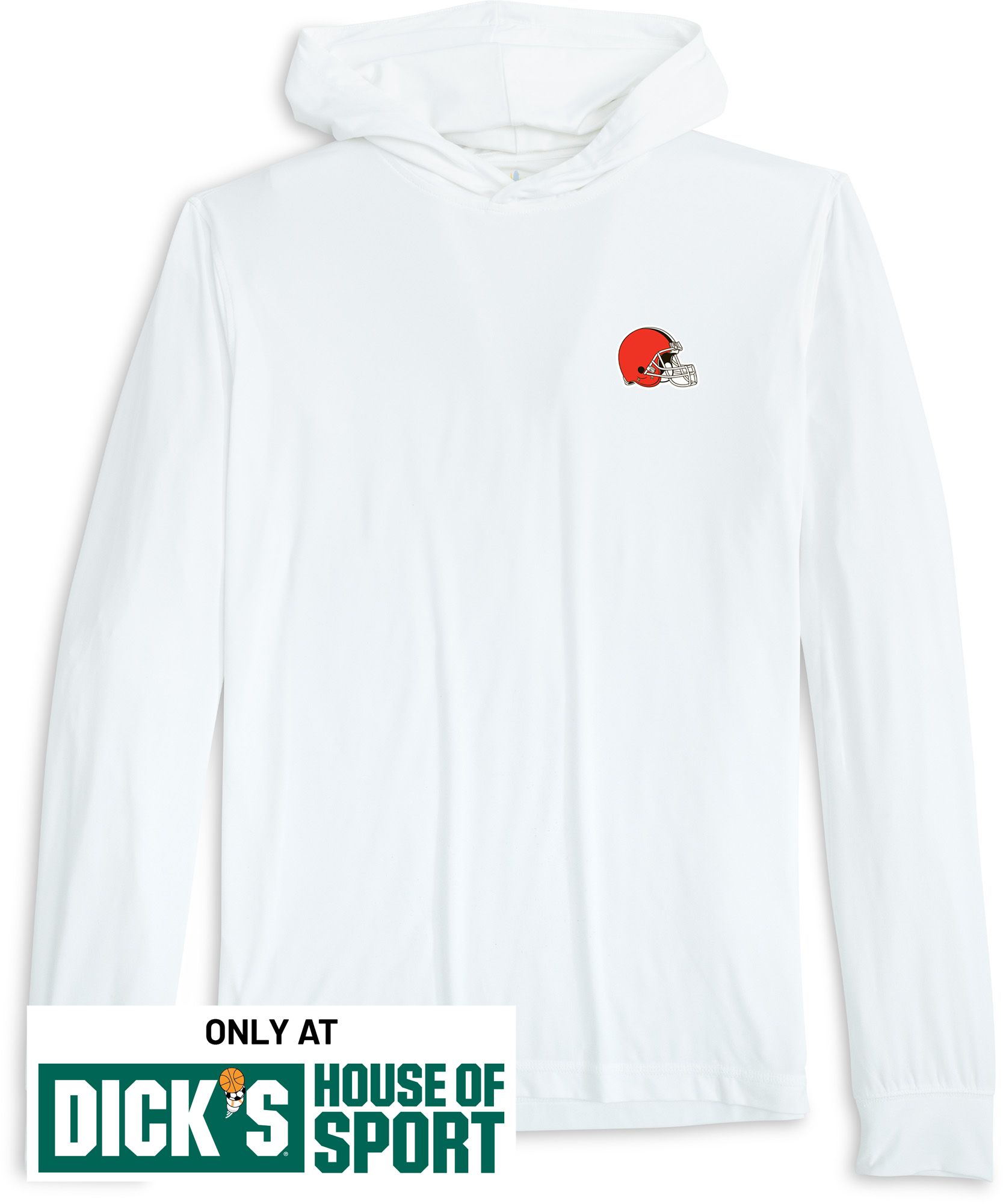 Johnnie-O Men's Cleveland Browns White Talon Hoodie