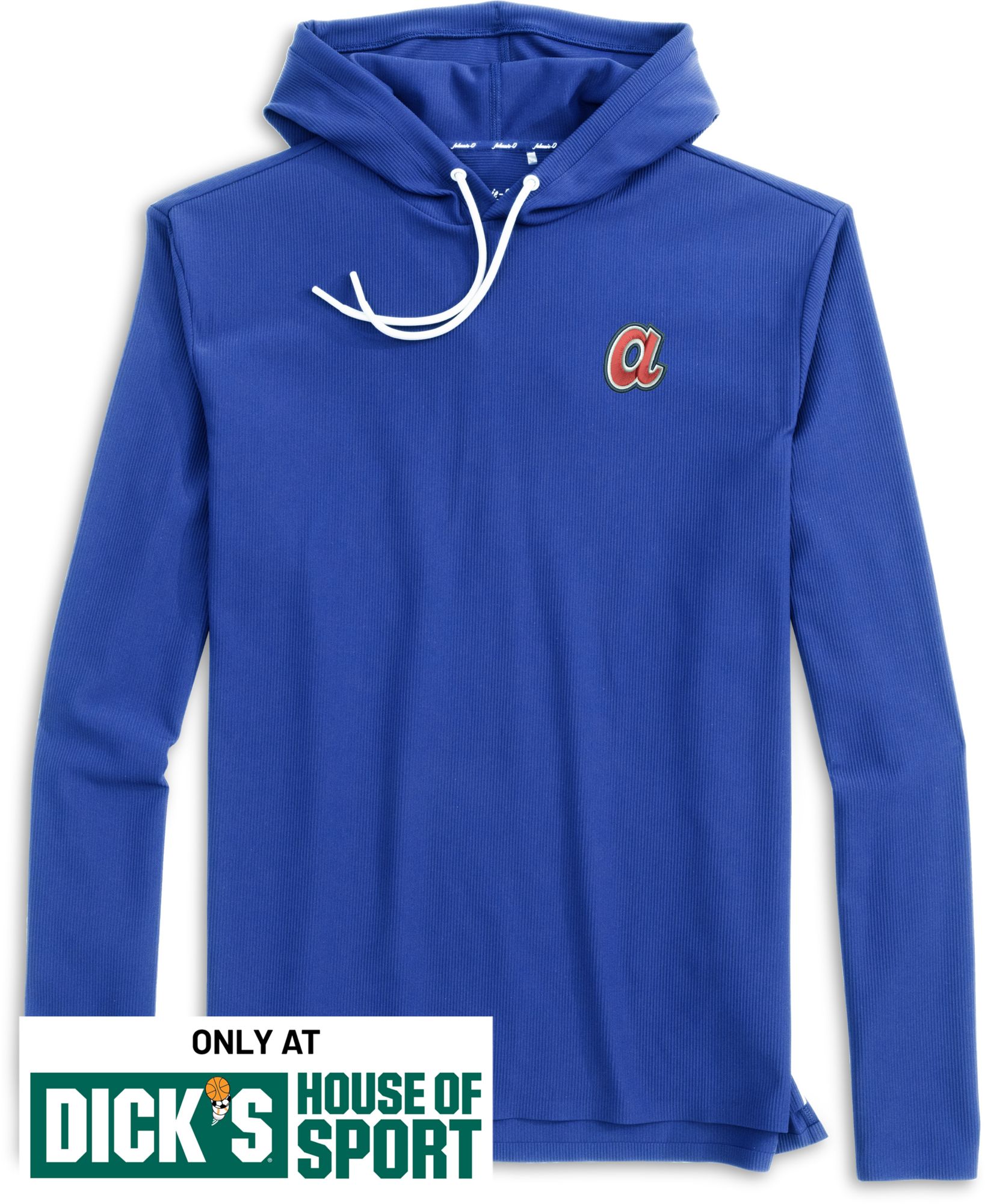 Johnnie-O Men's Atlanta Braves Light Blue Hoppin Hoodie