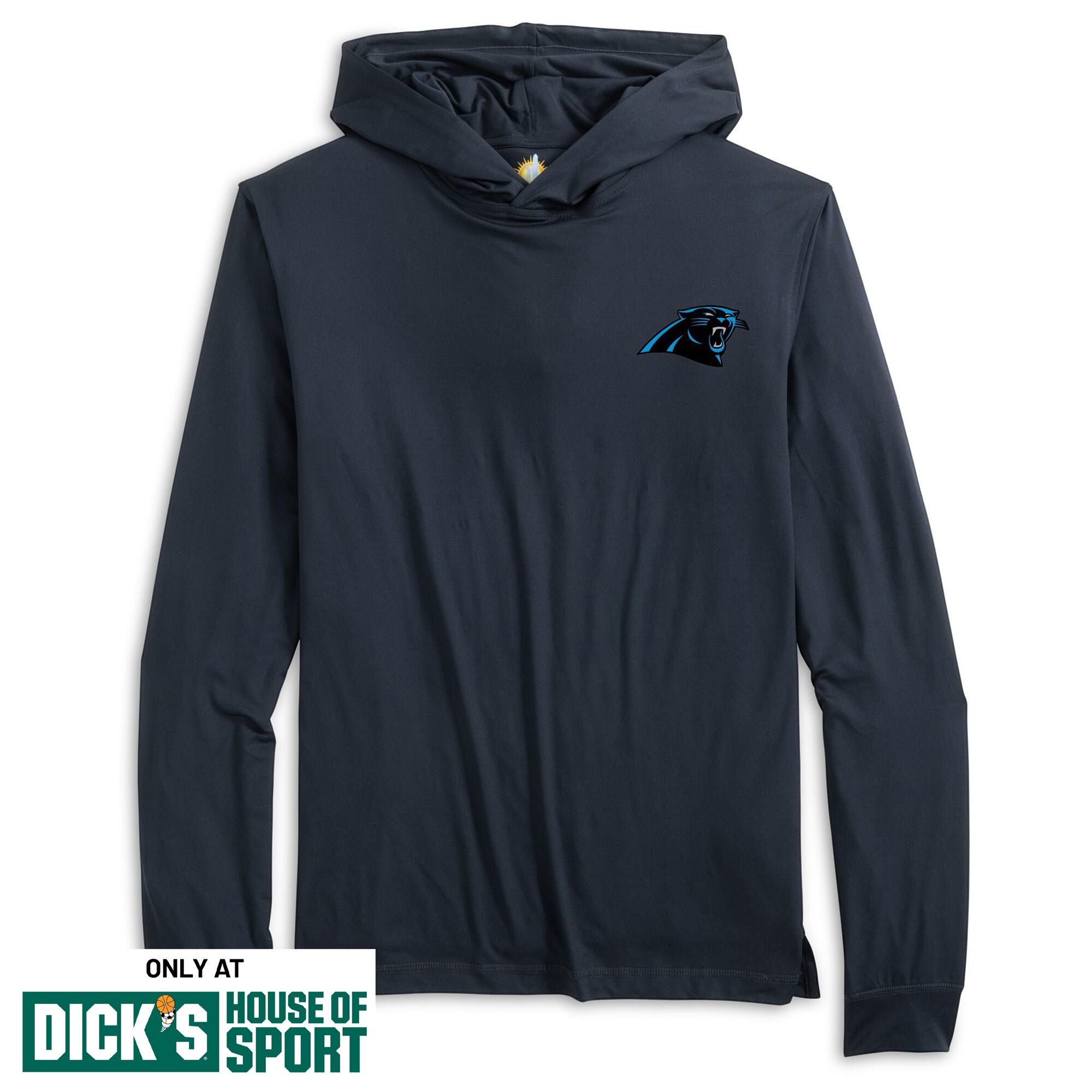Johnnie-O Men's Carolina Panthers Black Talon Performance Hoodie