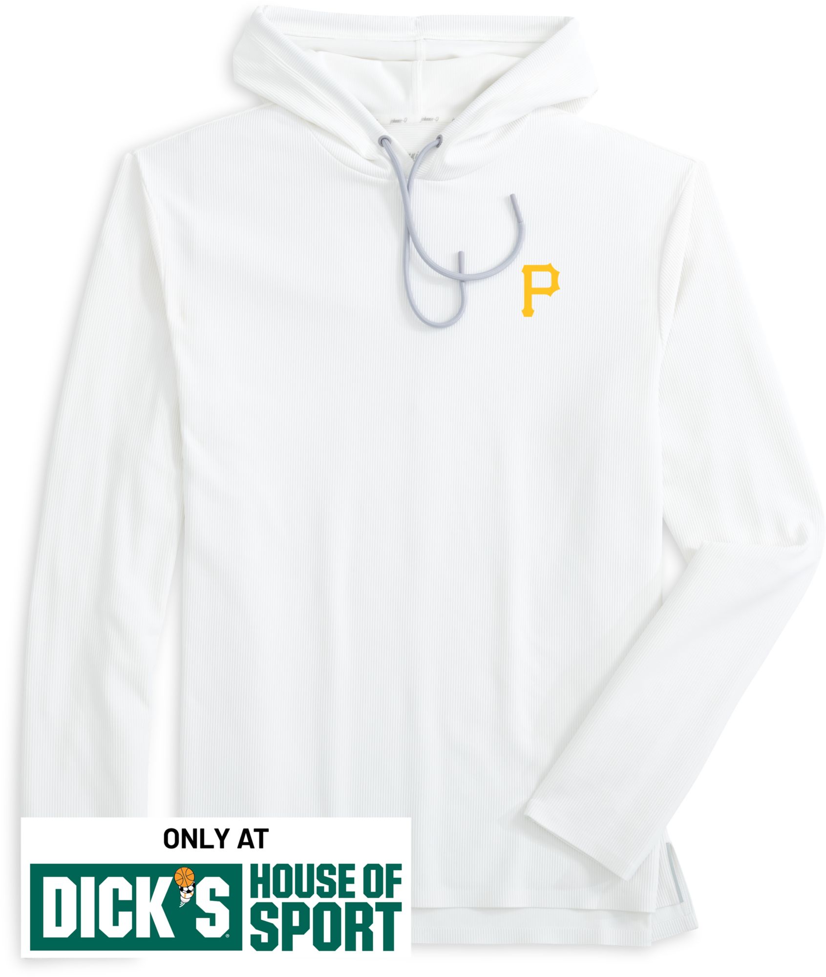 Johnnie-O Men's Pittsburgh Pirates White Hoppin Hoodie