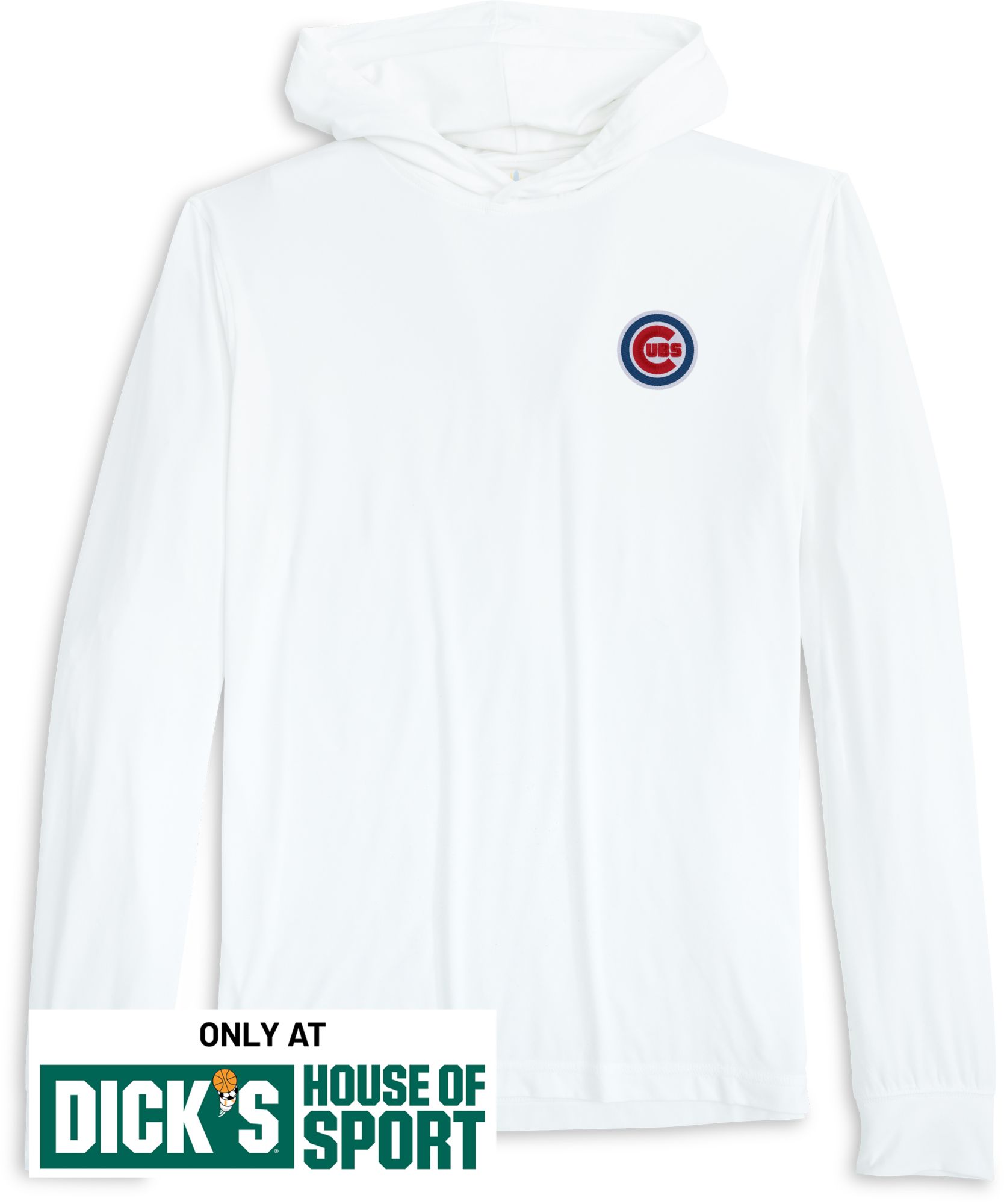 Johnnie-O Men's Chicago Cubs White Talon Hoodie