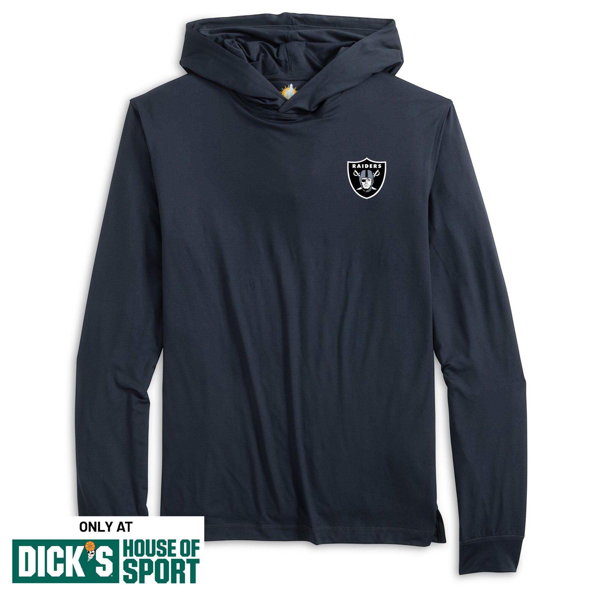 Johnnie-O Men's Las Vegas Raiders Black Talon Performance Hoodie