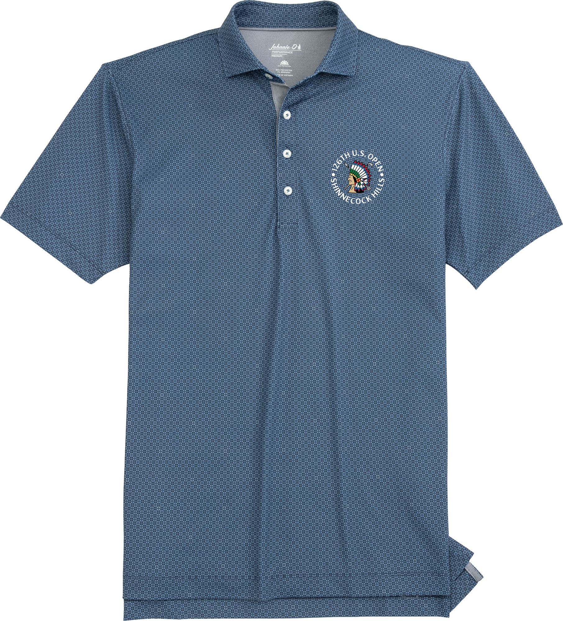 Johnnie-O Men's 2026 U.S. Open Parson Mesh Performance Golf Polo