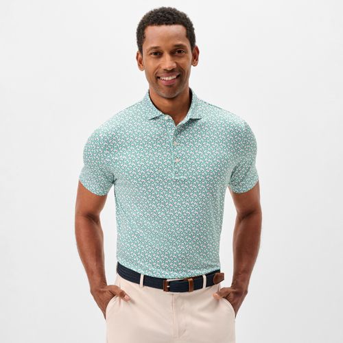 PUMA Men's MATTR Peach Stand Golf Polo | Golf Galaxy