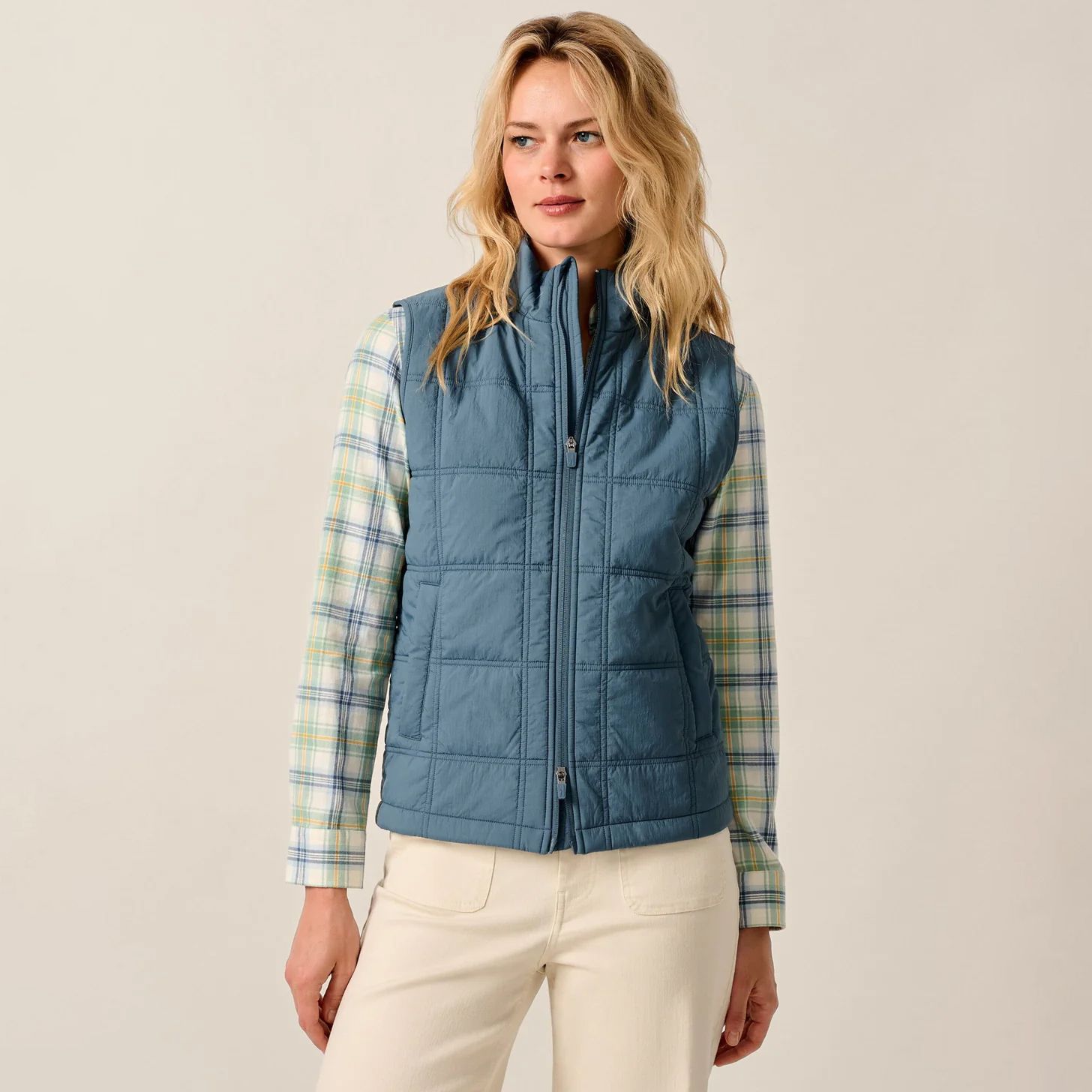 Johnnie-O Women's Fay Quilted Golf Vest