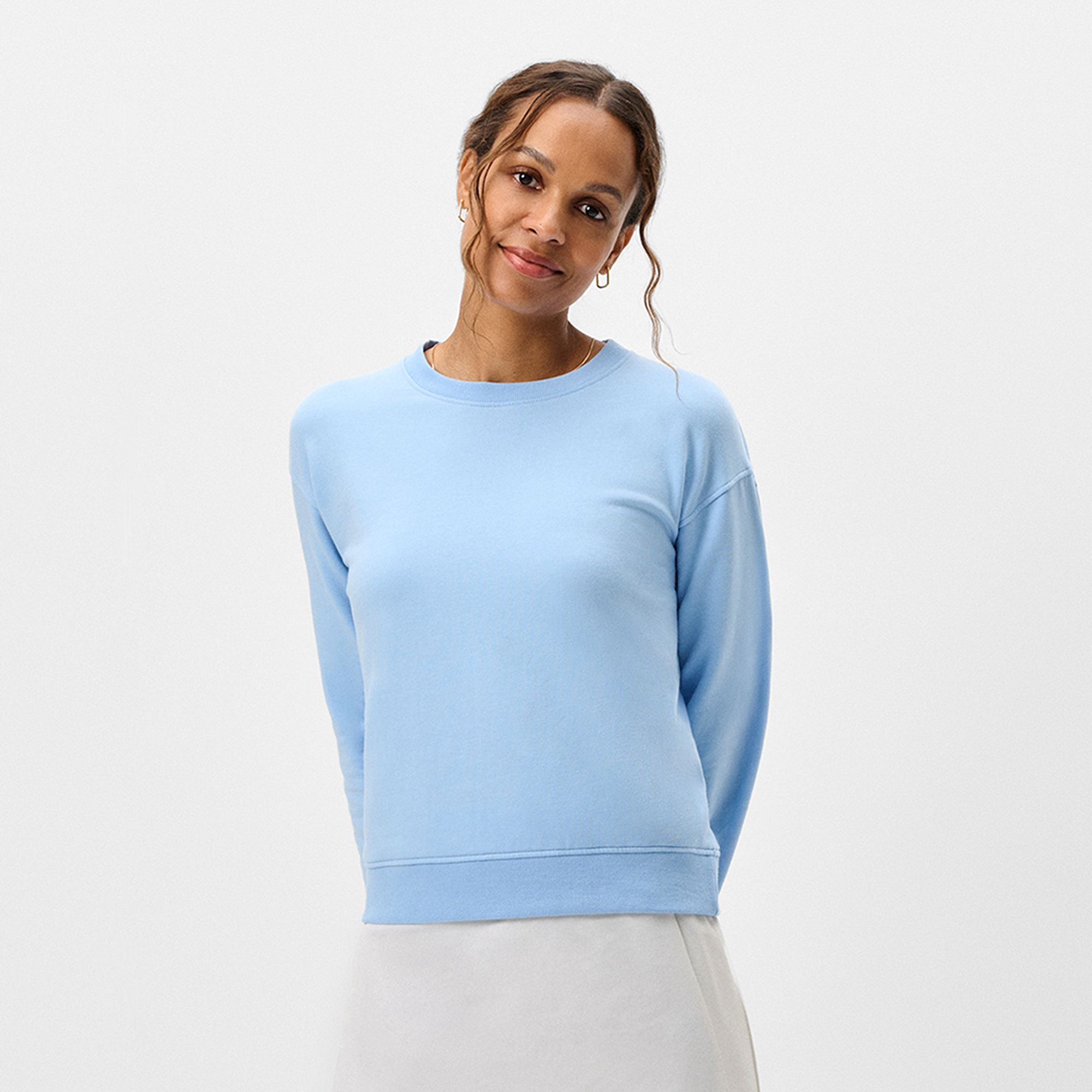 Johnnie-O Women's Penny Long Sleeve Crewneck Golf Sweatshirt
