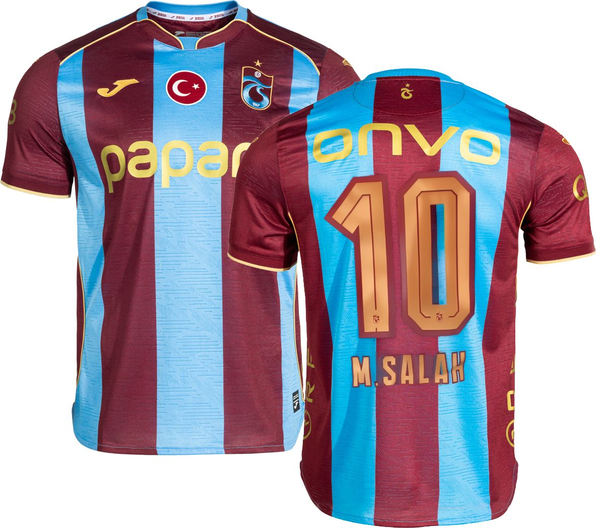 JOMA Adult Trabzonspor FC Mohamed Salah Home Authentic Jersey