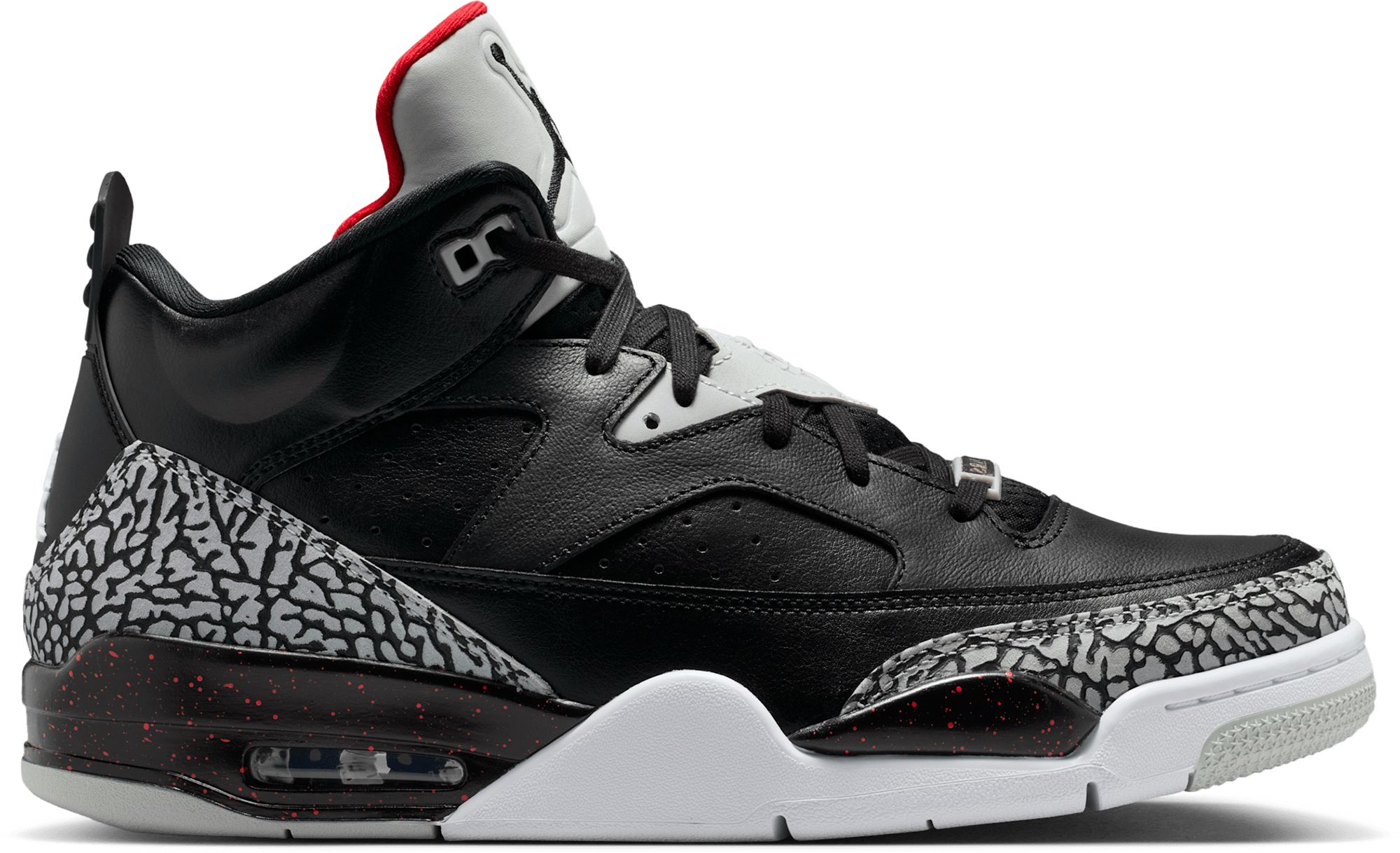 Black/Black-University Red-Grey Mist-White