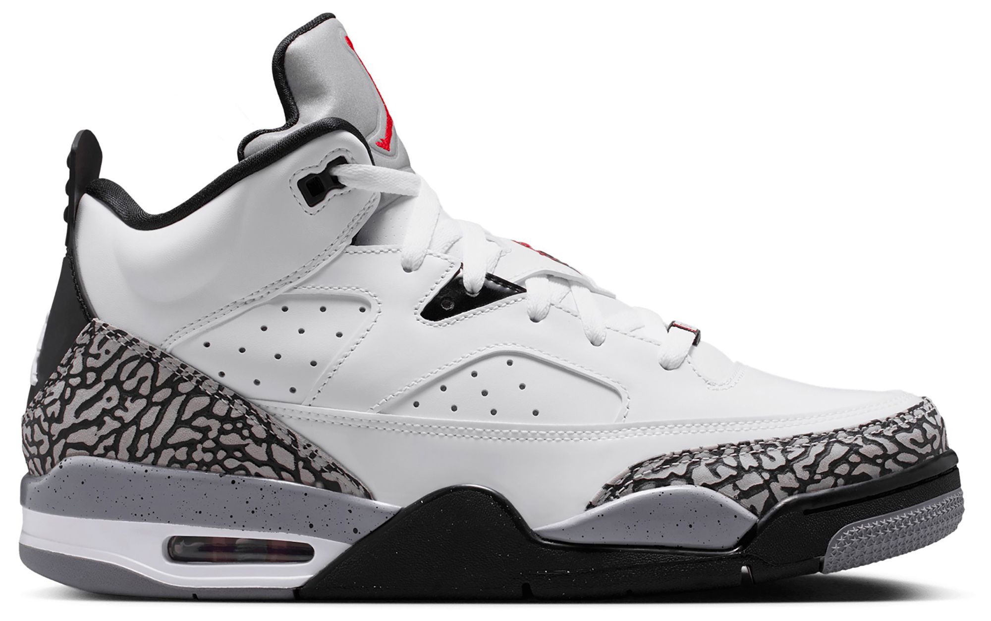 White/Gym Red-Black-Cement Grey