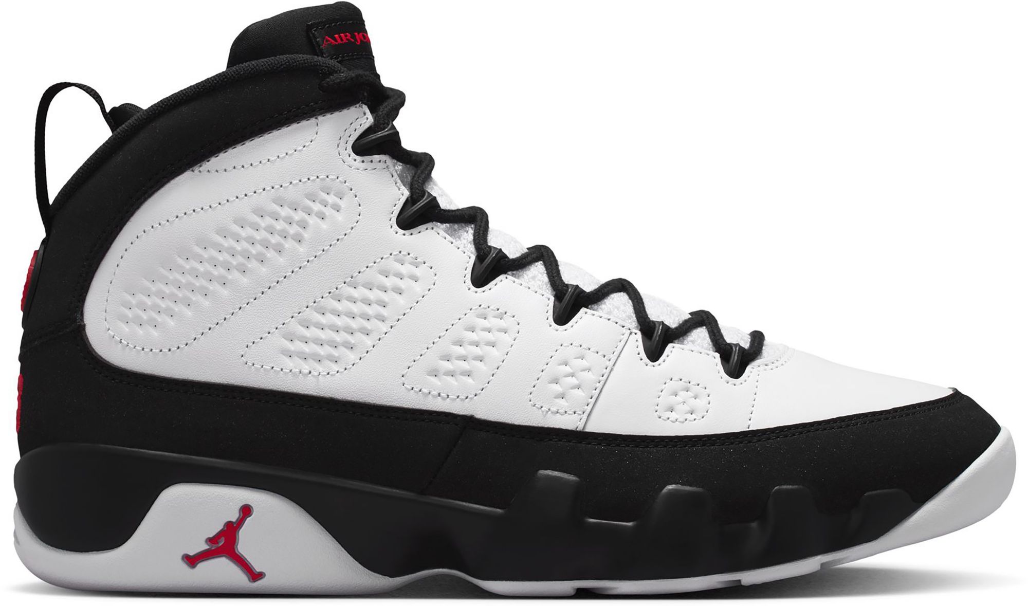 Air Jordan 9 Retro 'White and Black' Basketball Shoes