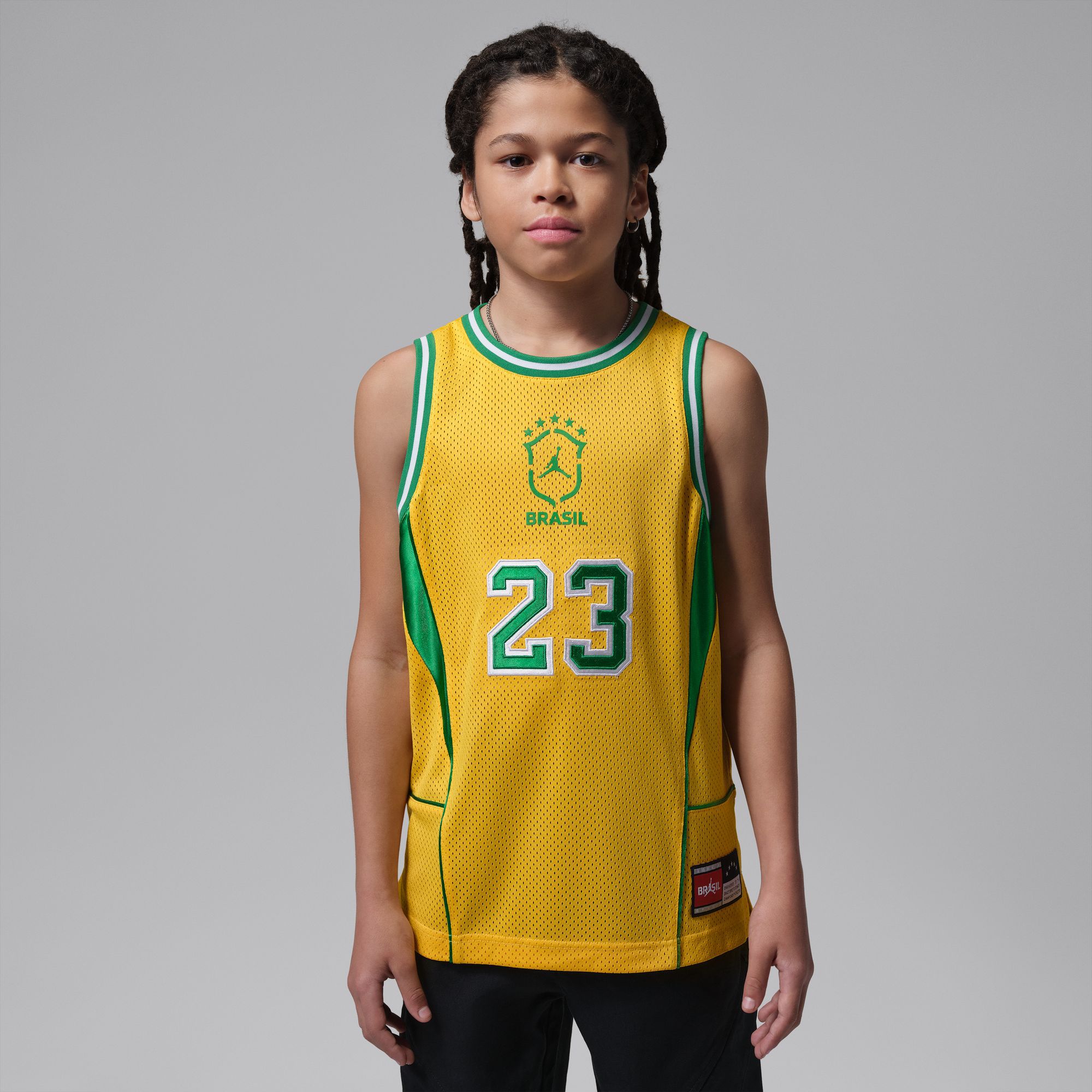 Jordan Kids' Brazil Mesh Jersey