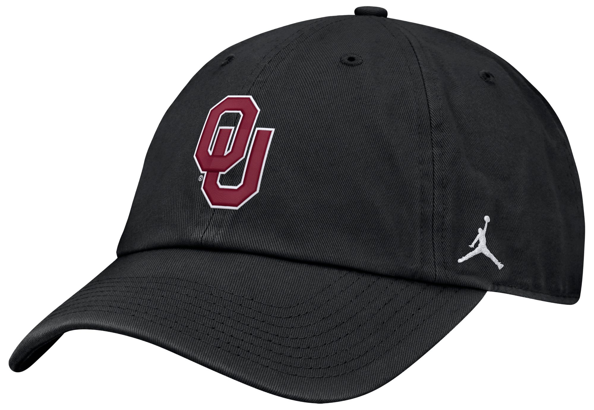 Jordan Adult Oklahoma Sooners Black Gameday Club Cap