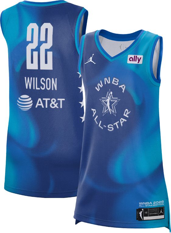 Jordan Adult 2026 WNBA All-Star Game A'ja Wilson Blue Rebel Jersey