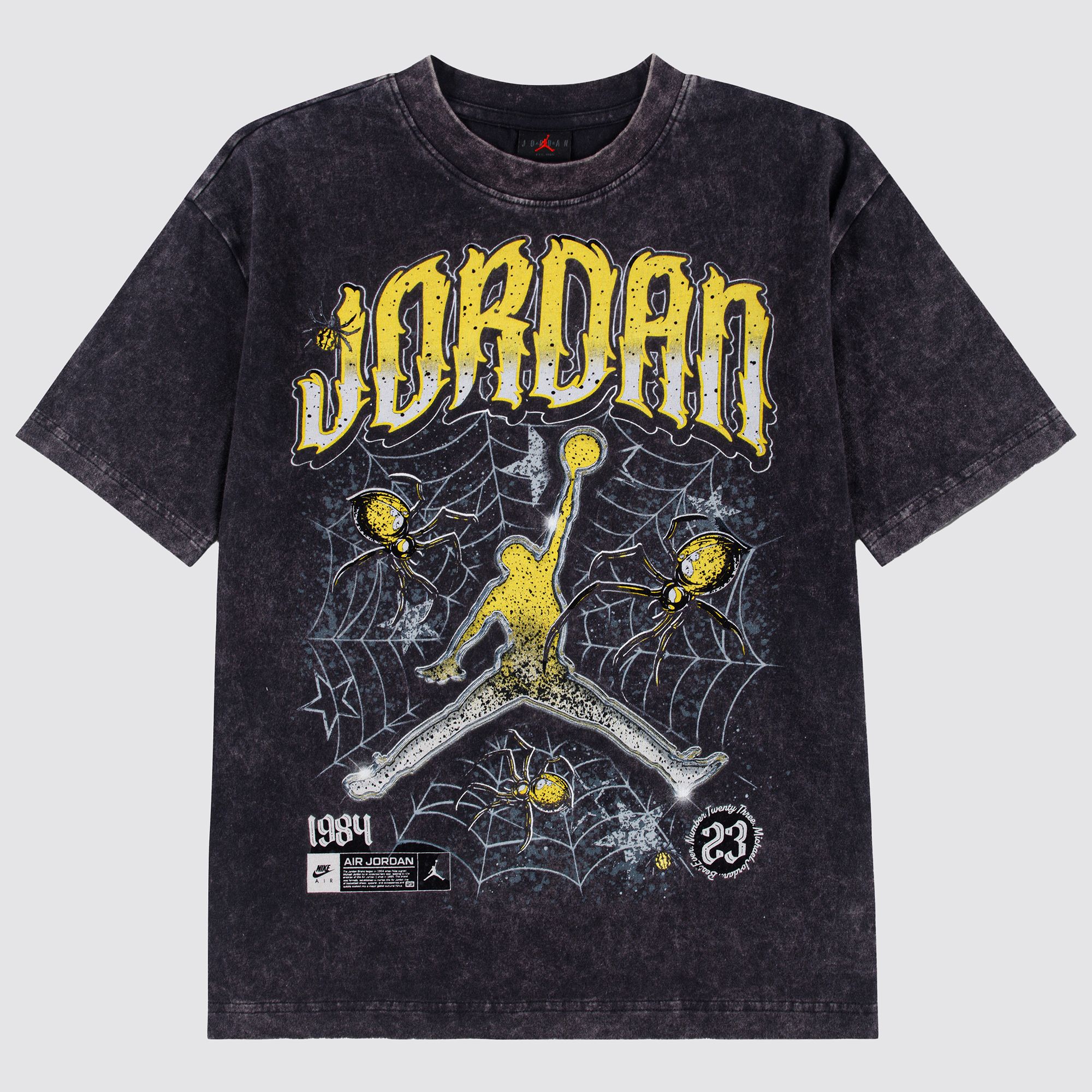 Jordan Boys' AJ4 Tour Yellow Retro Graphic Tee