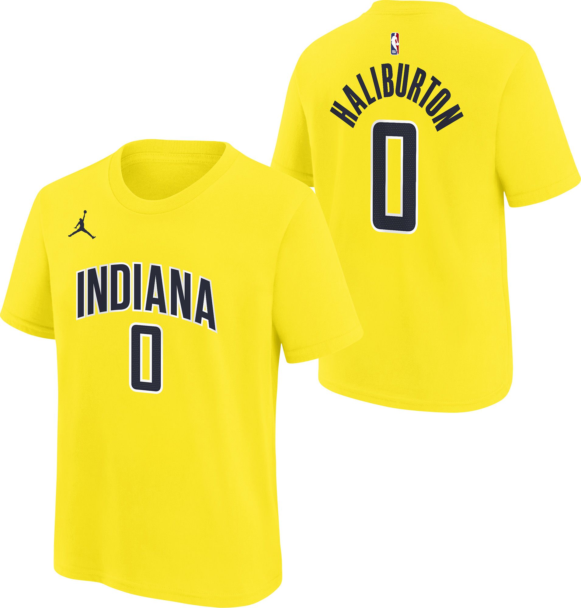Jordan Boys' Indiana Pacers Yellow Shirt