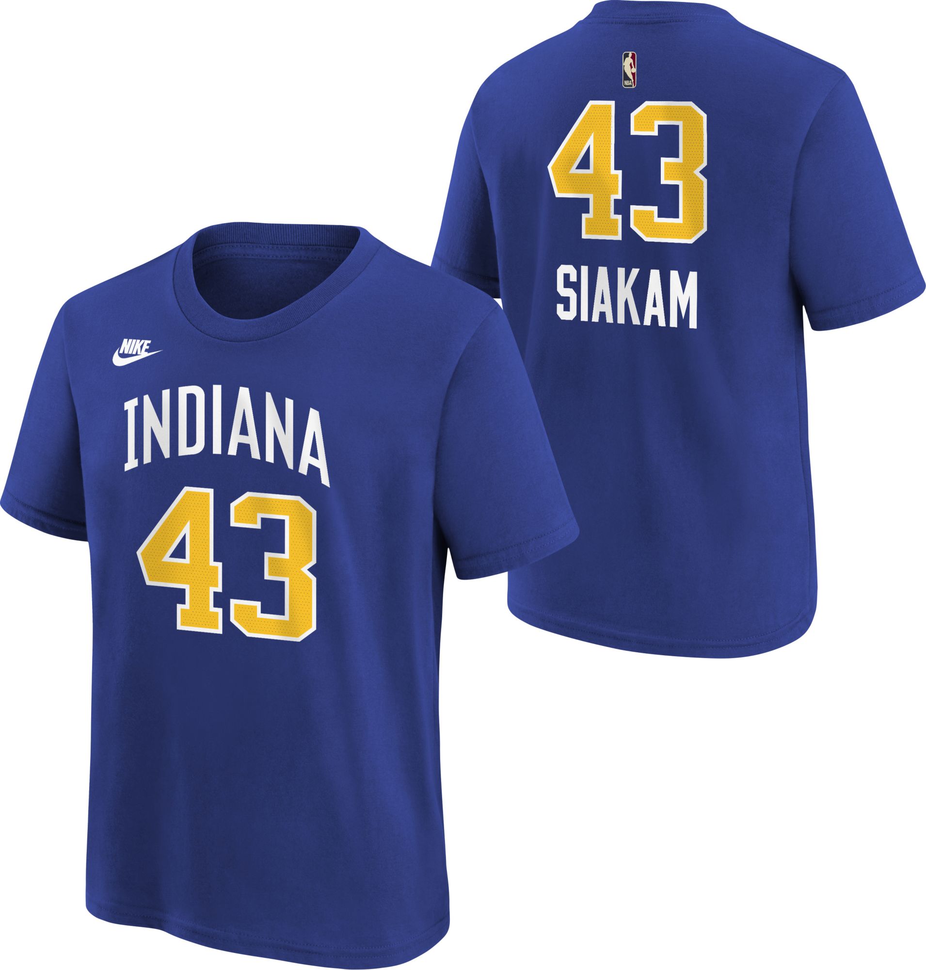 Nike Youth Indiana Pacers Pascal Siakam 2026-27 Hardwood Classics T-Shirt