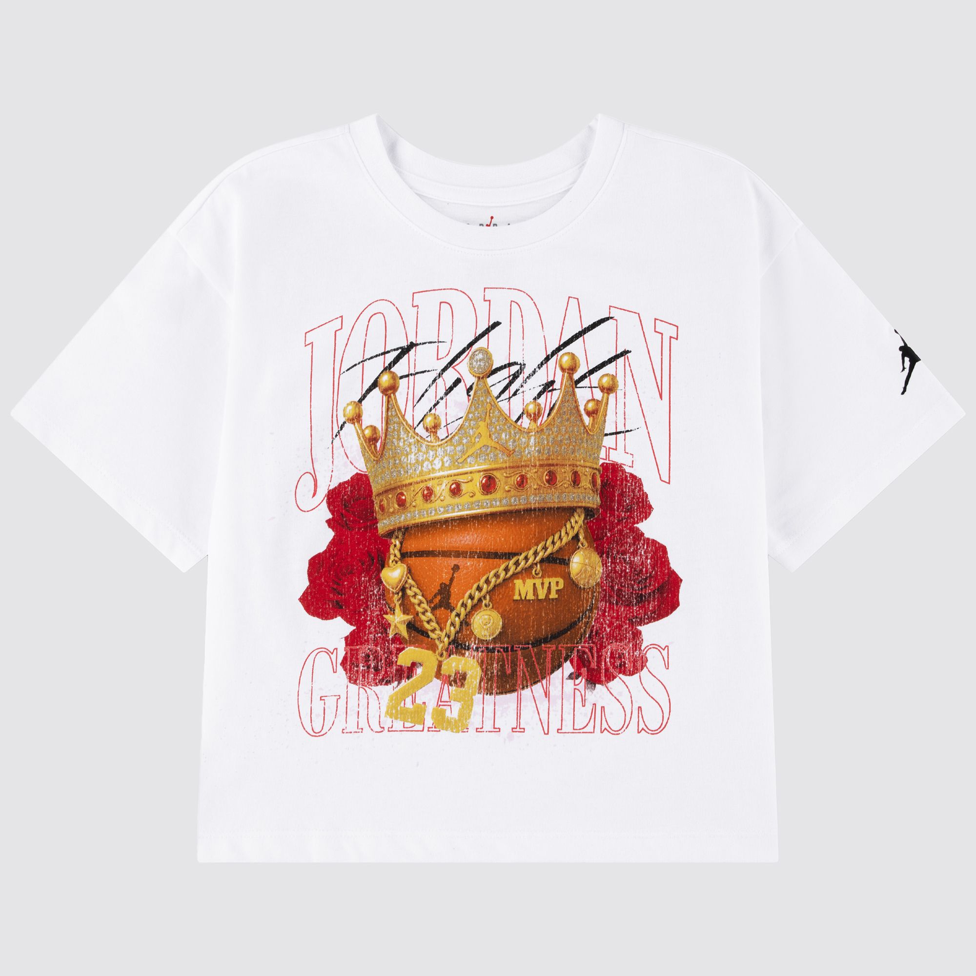 Jordan Girls' 23 Greatness Crown Graphic Tee