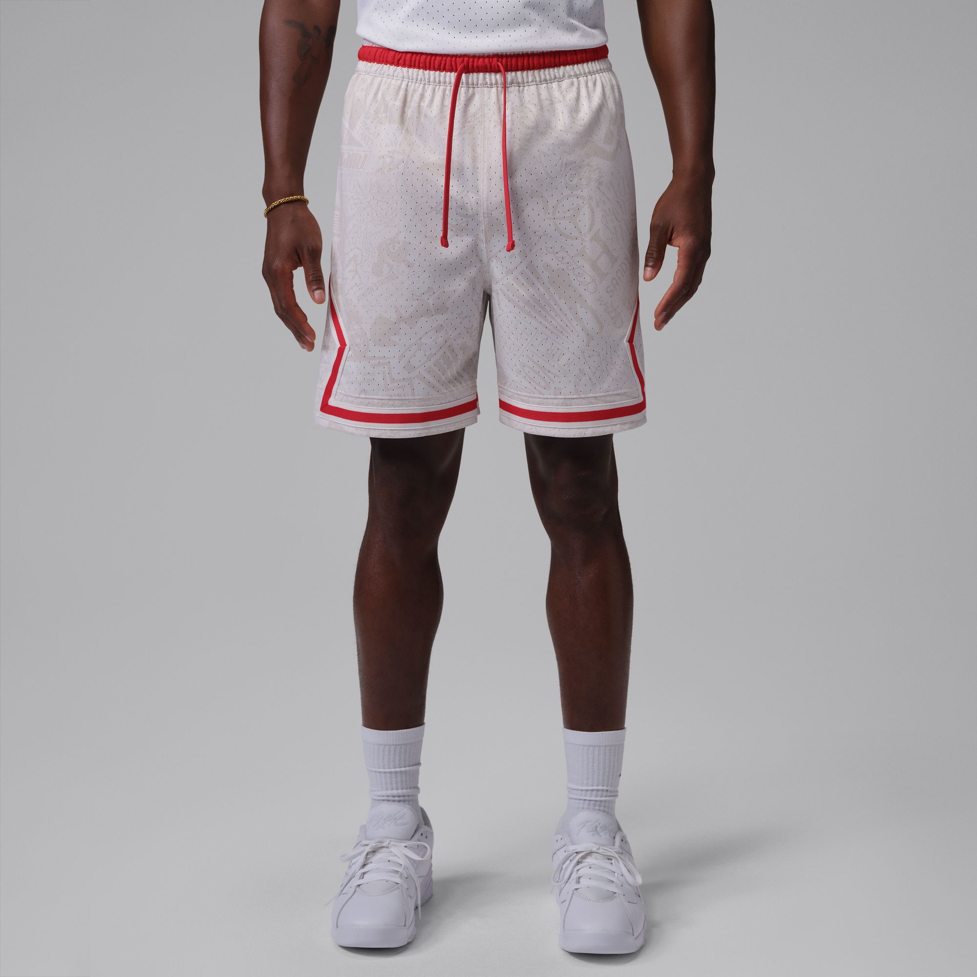 Jordan Men's Sport Dri-FIT Allover Print Emblems Diamond Shorts