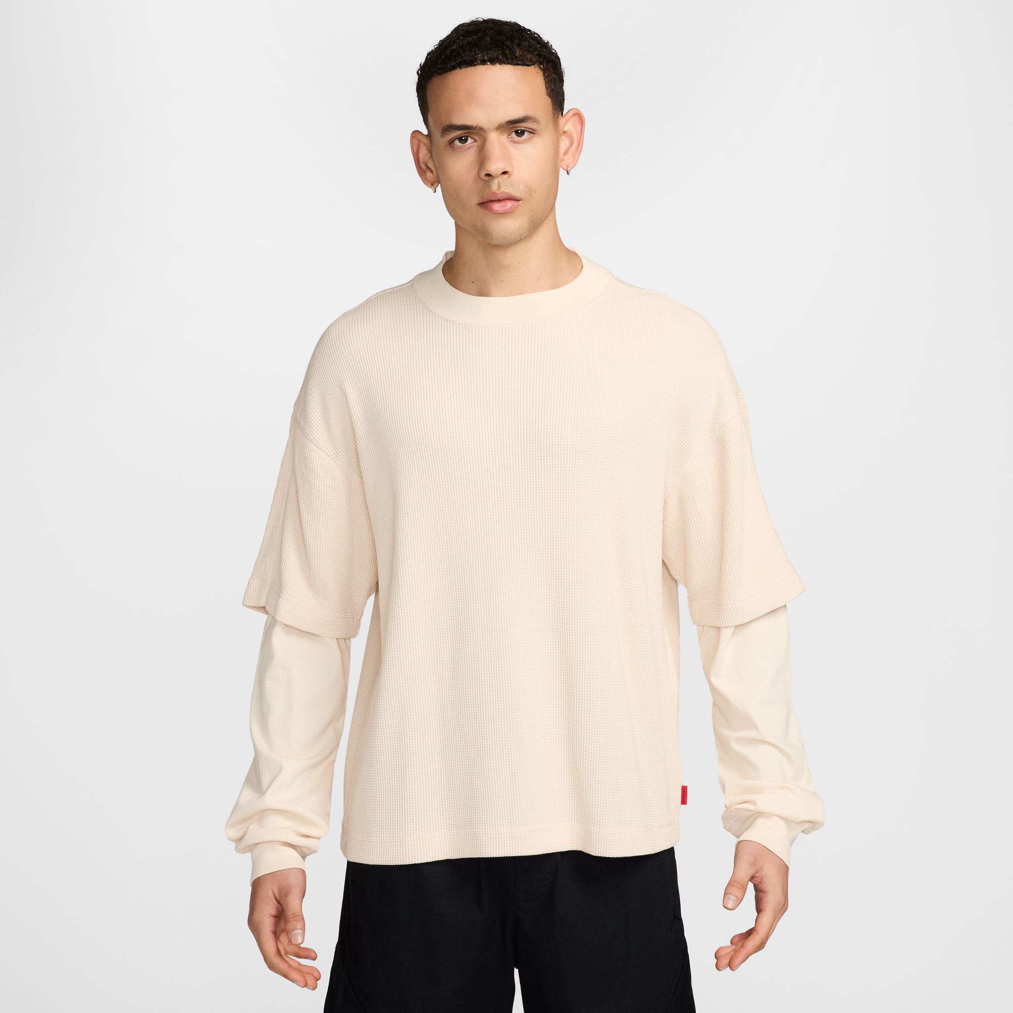Jordan Men's Brooklyn Waffle Crew-Neck Sweatshirt