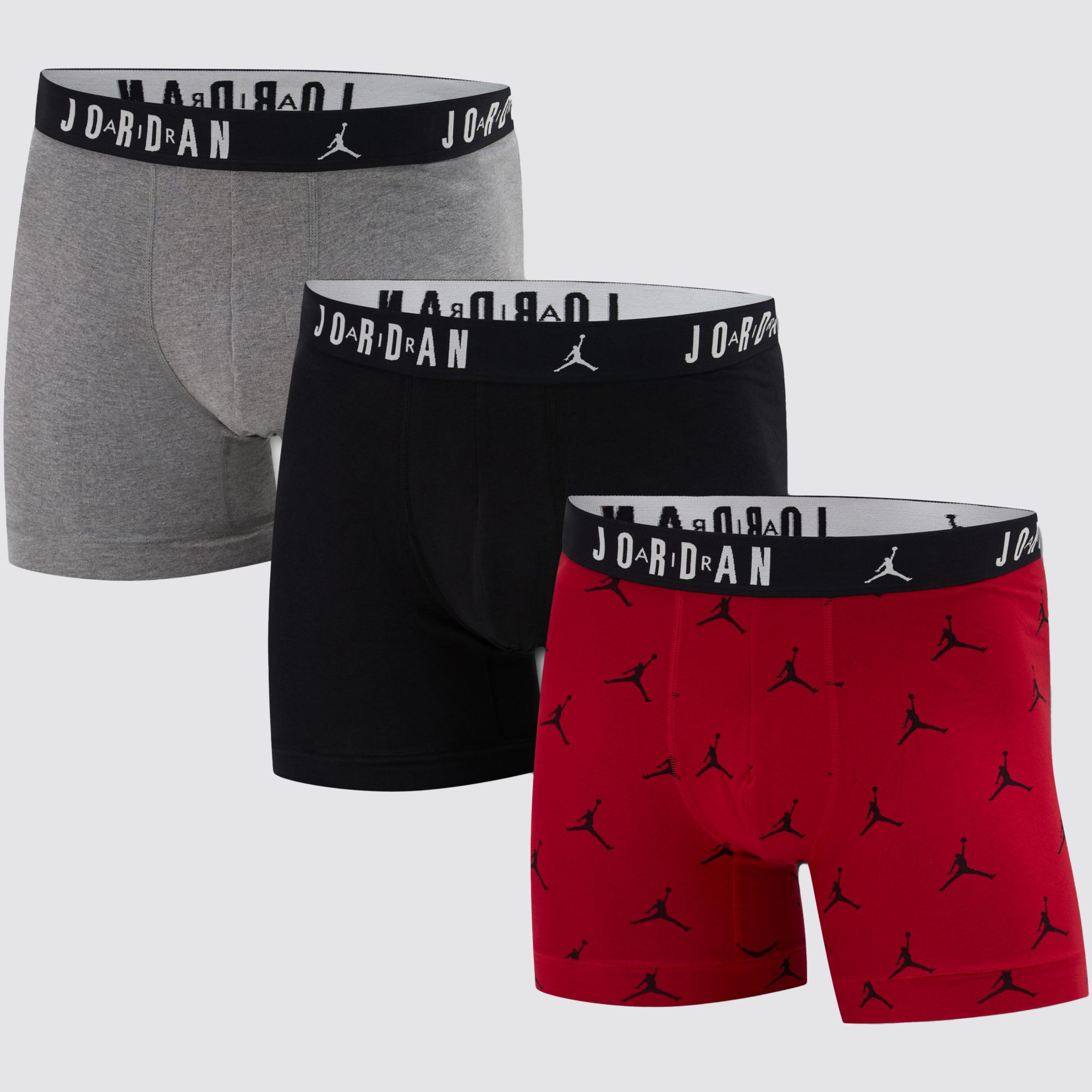 Jordan Men's Flight Cotton Essential Boxer Briefs – 3 Pack