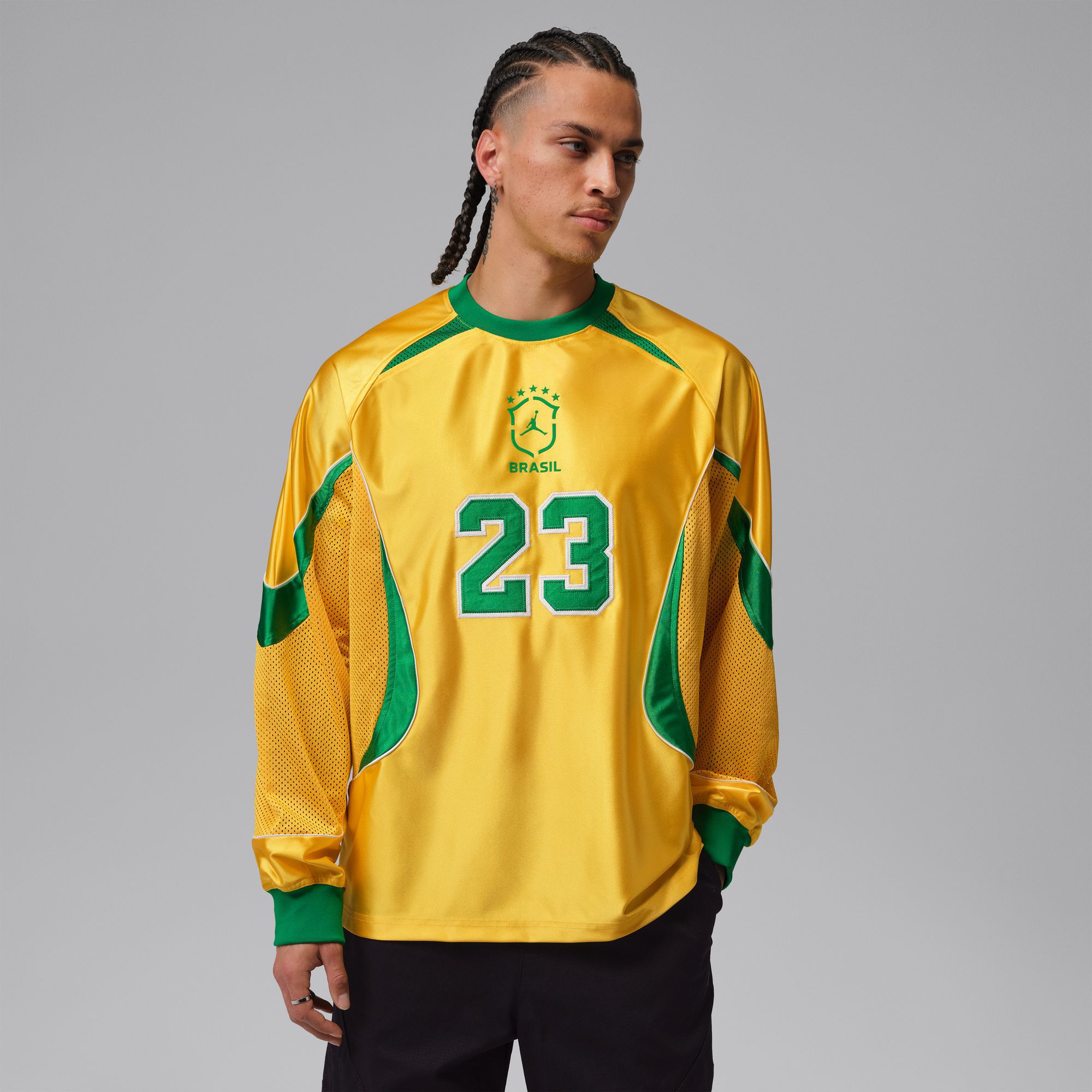 Jordan Men's Brazil Goalie Long Sleeve Shirt