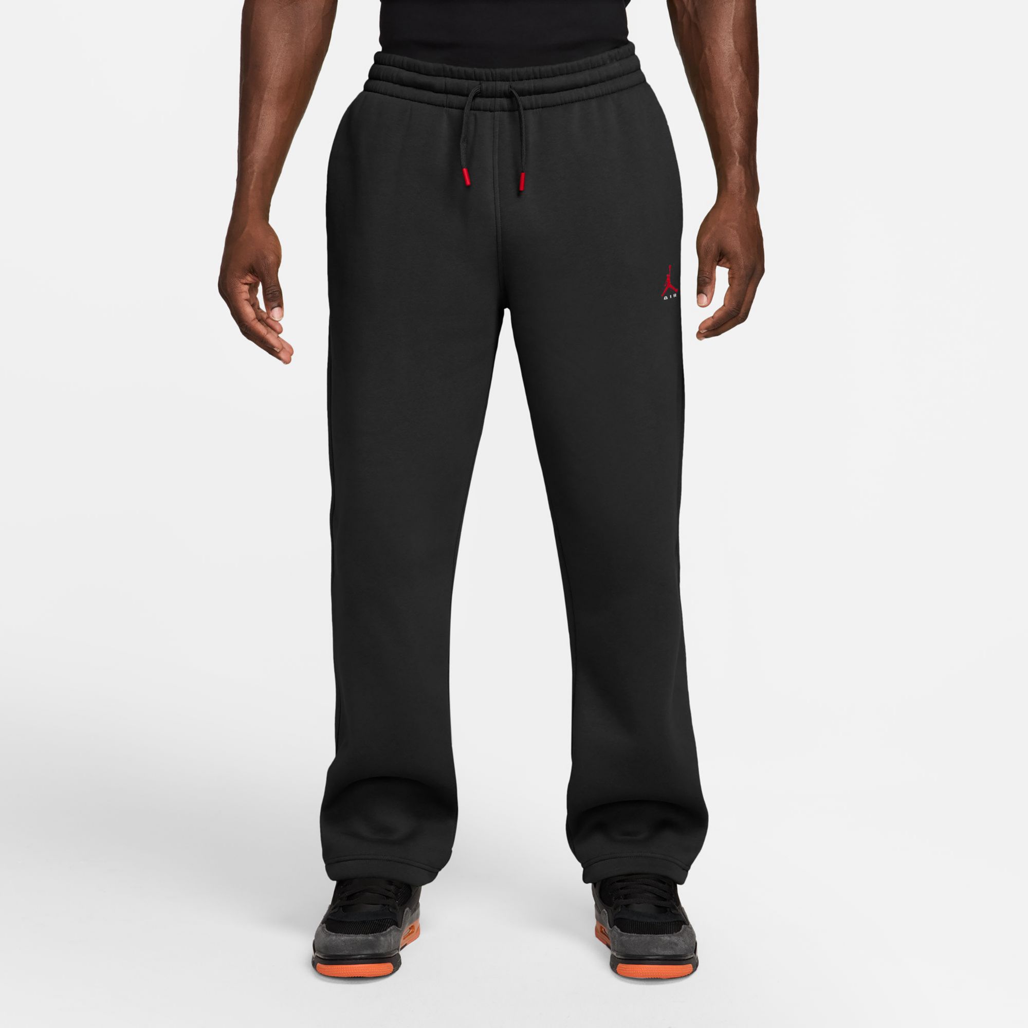 Jordan Men's Brooklyn Statement Fleece Open-Hem Pants