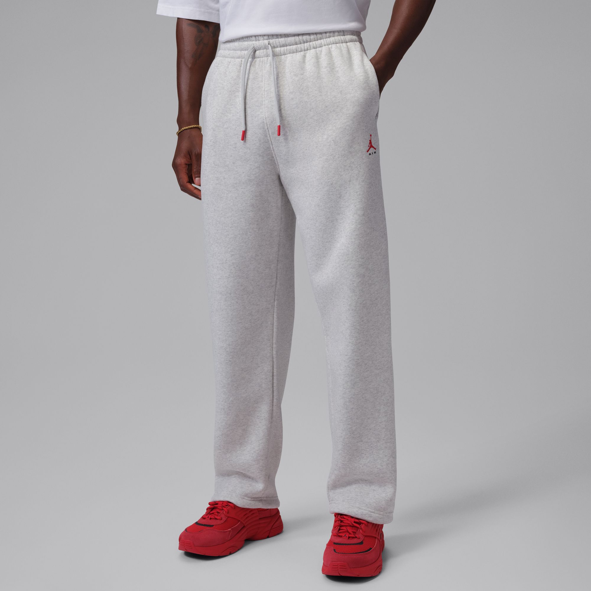 Jordan Men's Brooklyn Statement Fleece Open-Hem Pants