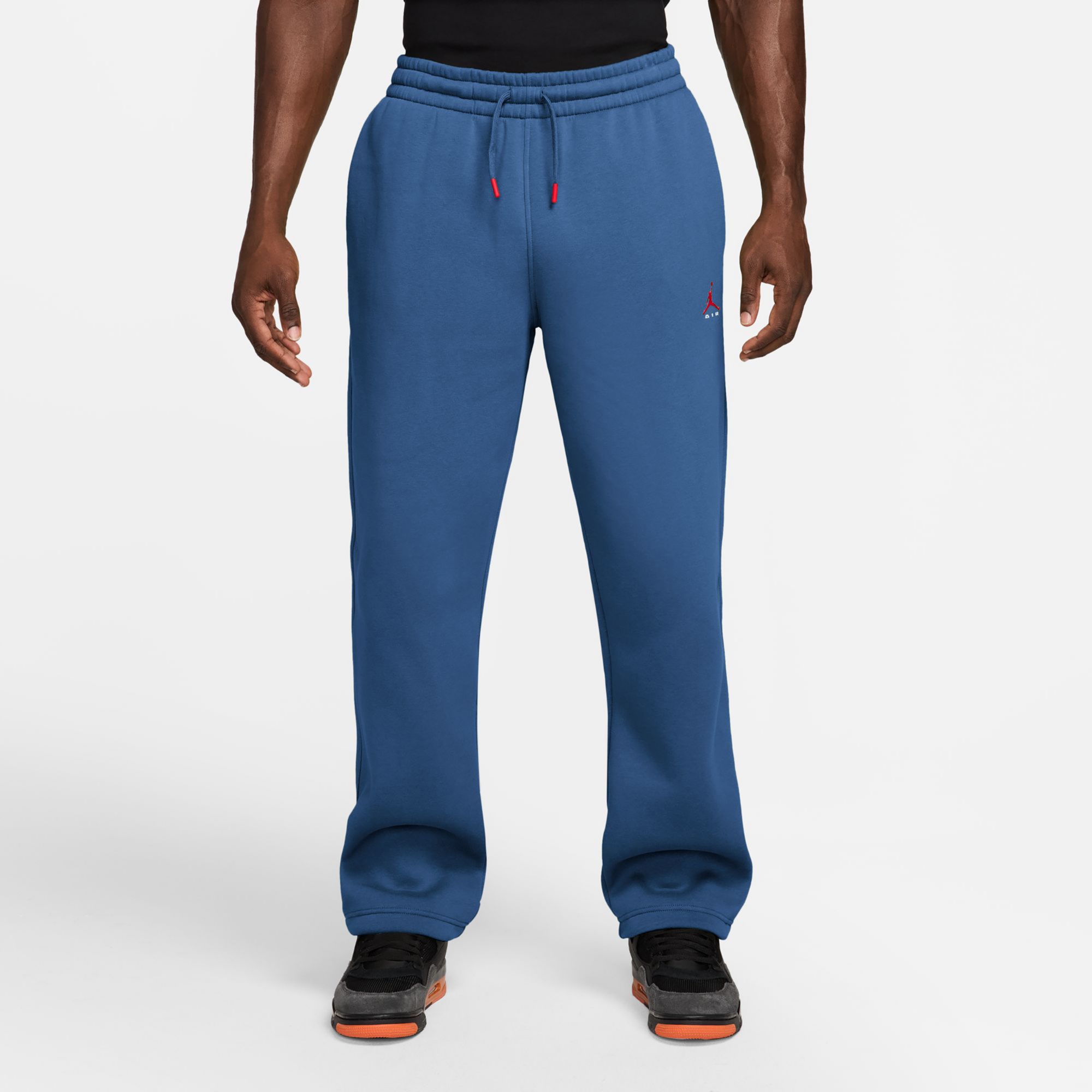 Jordan Men's Brooklyn Statement Fleece Open-Hem Pants