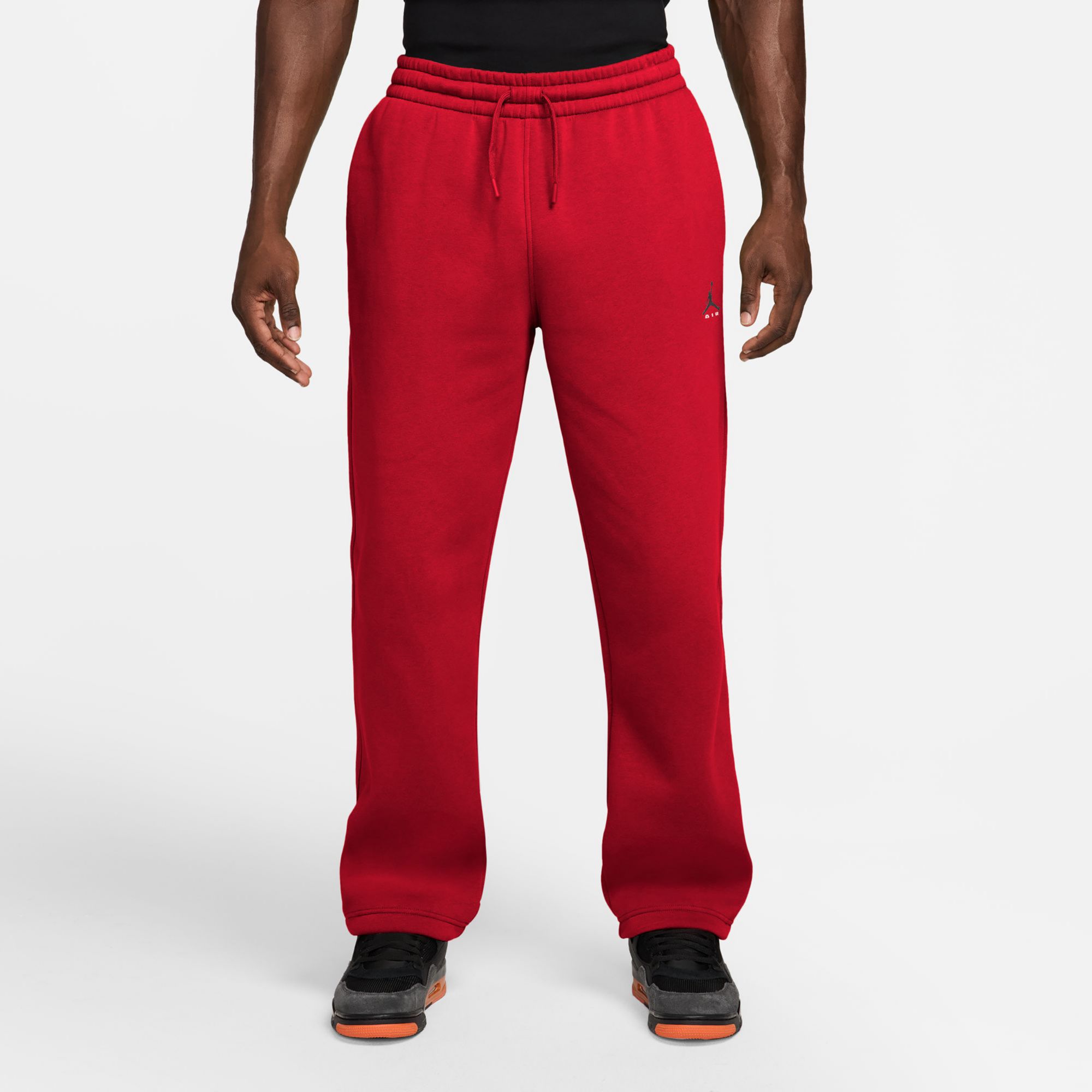 Jordan Men's Brooklyn Statement Fleece Open-Hem Pants