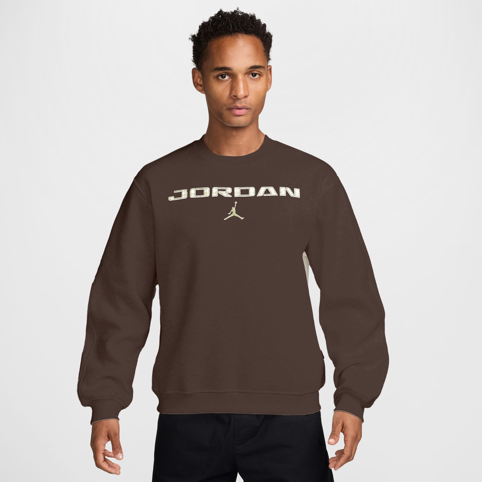 Jordan Men's Brooklyn Fleece Crew-Neck Sweatshirt