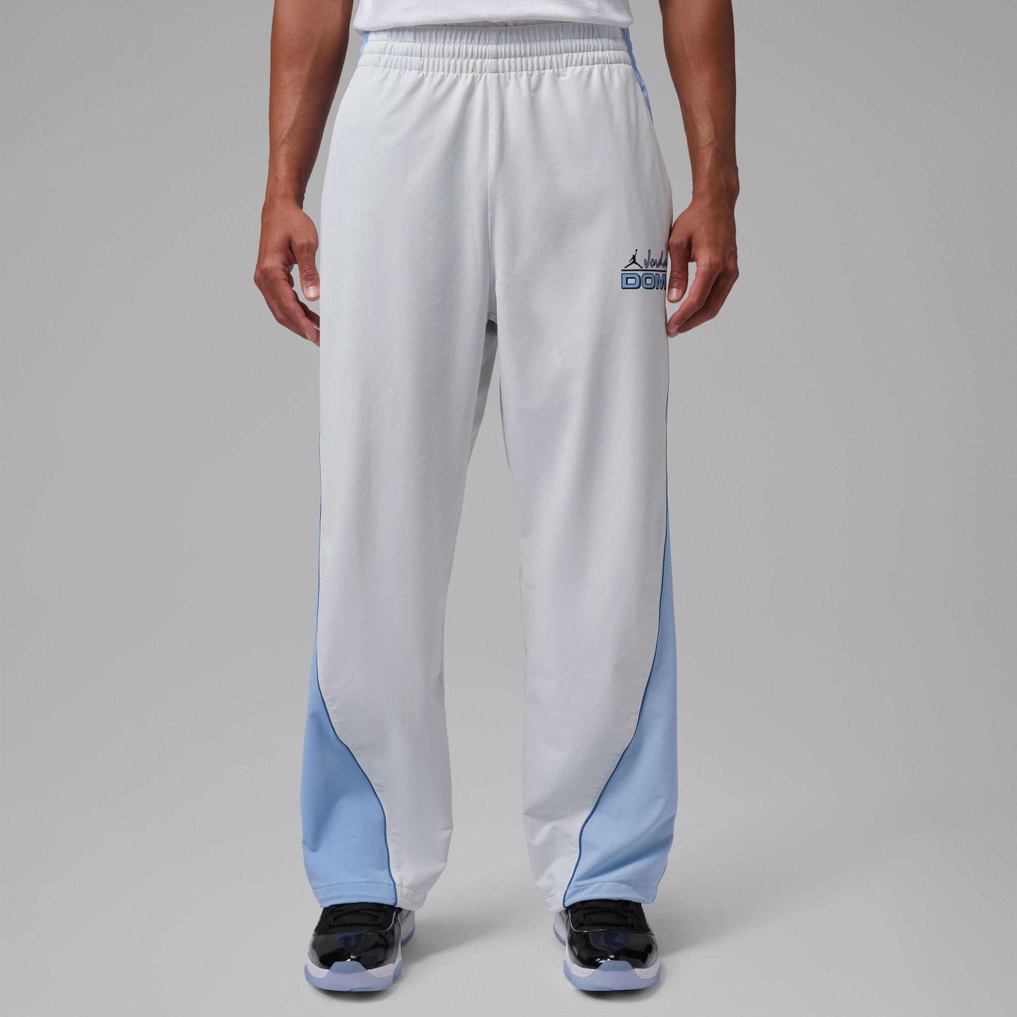 Jordan Men's Sport Dome Space Jam Pants, Large, Summit White/Aluminum