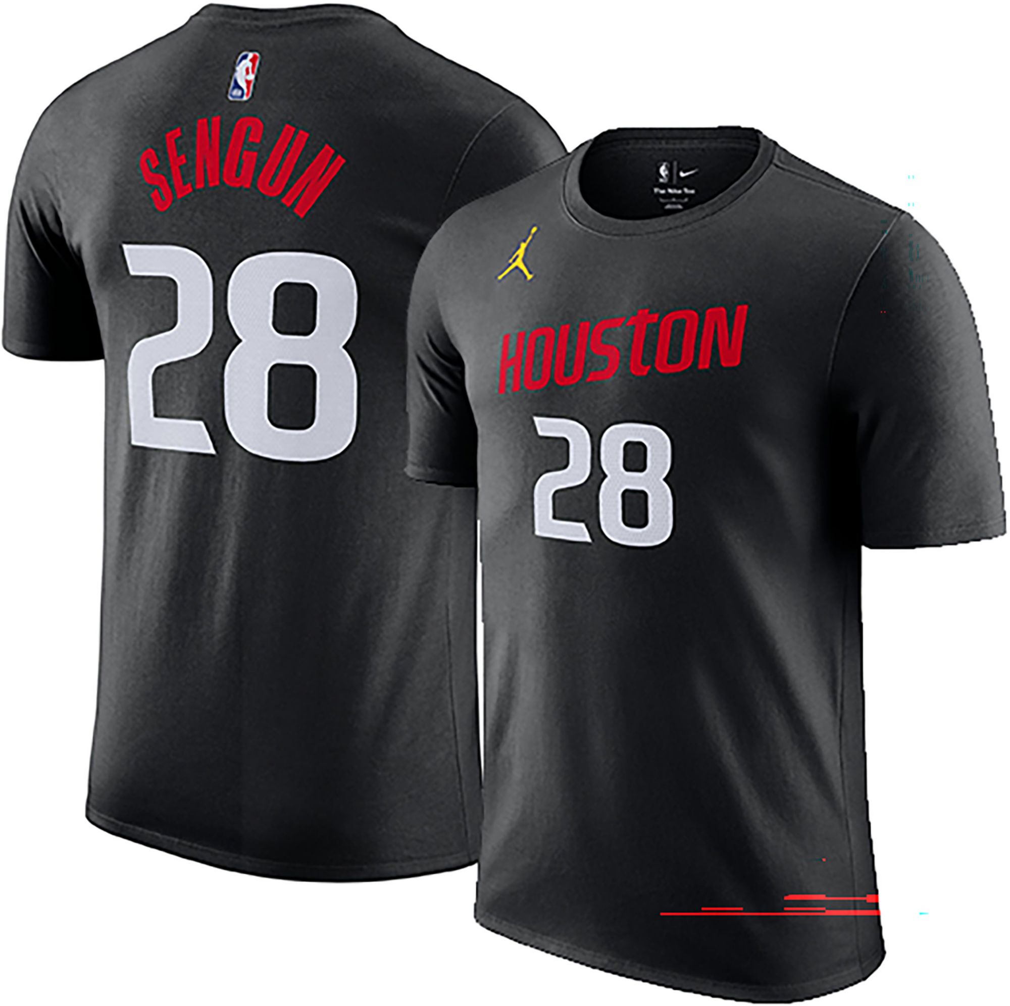 Nike Men's Rockets Essentials Statement Player Sengun Name & Number T-shirt