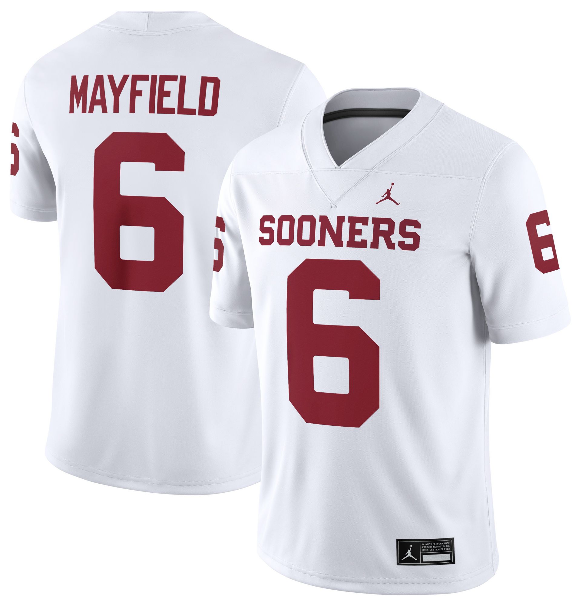 Jordan Men's Oklahoma Sooners Baker Mayfield Jersey