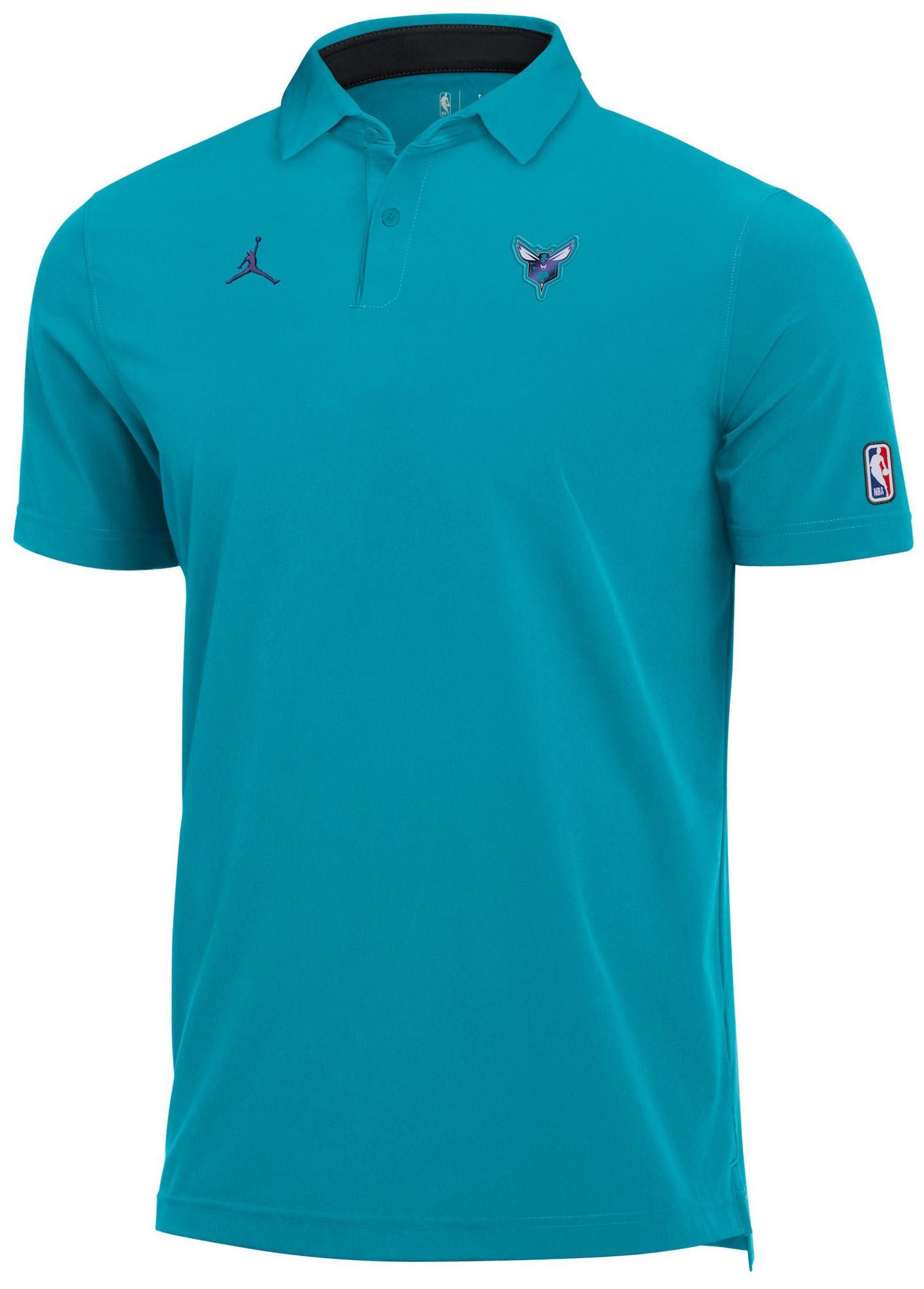 Jordan Men's Charlotte Hornets Teal Staff Polo