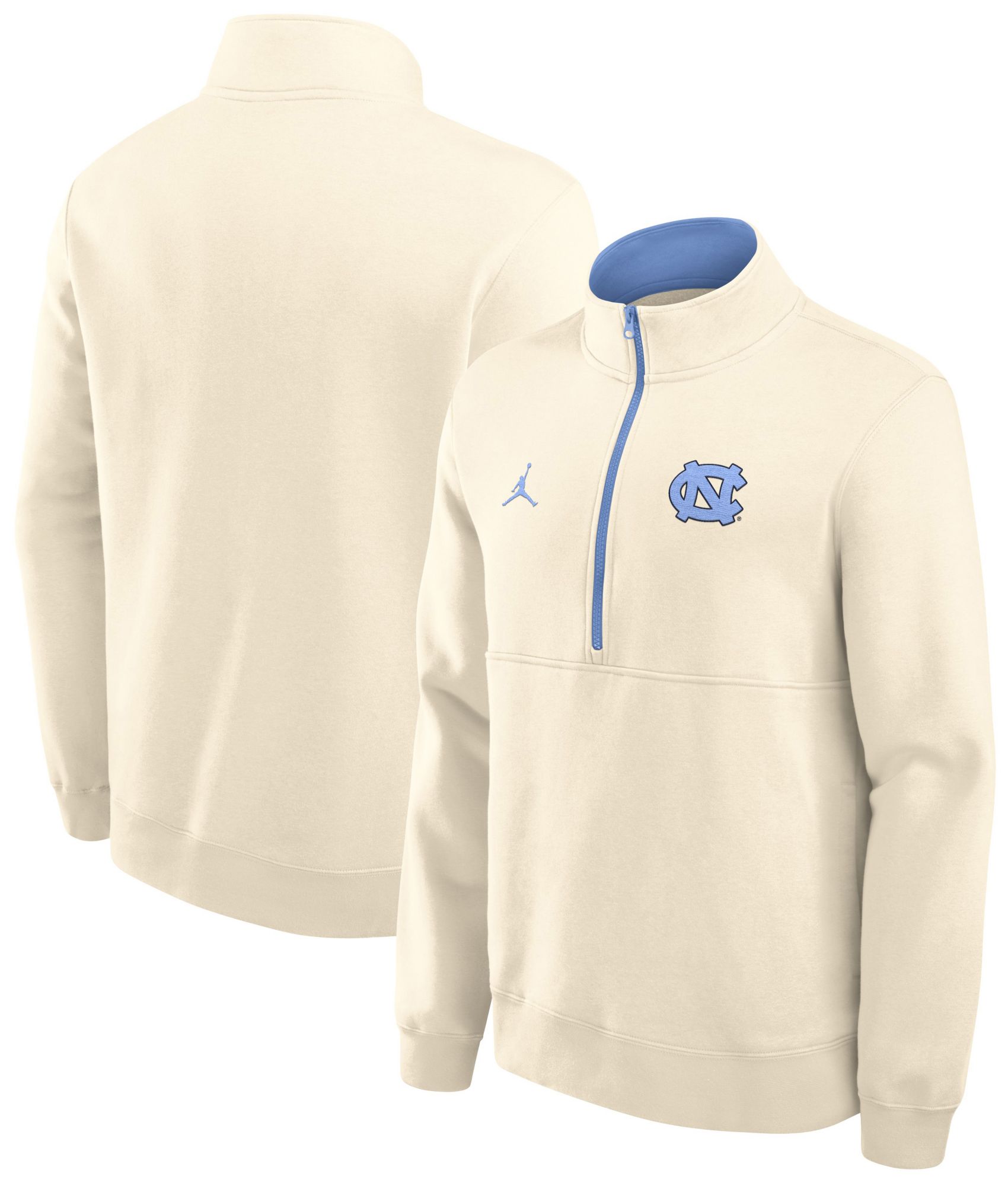 Jordan Men's North Carolina Tar Heels Primetime Legend Half-Zip, XXL, Tan
