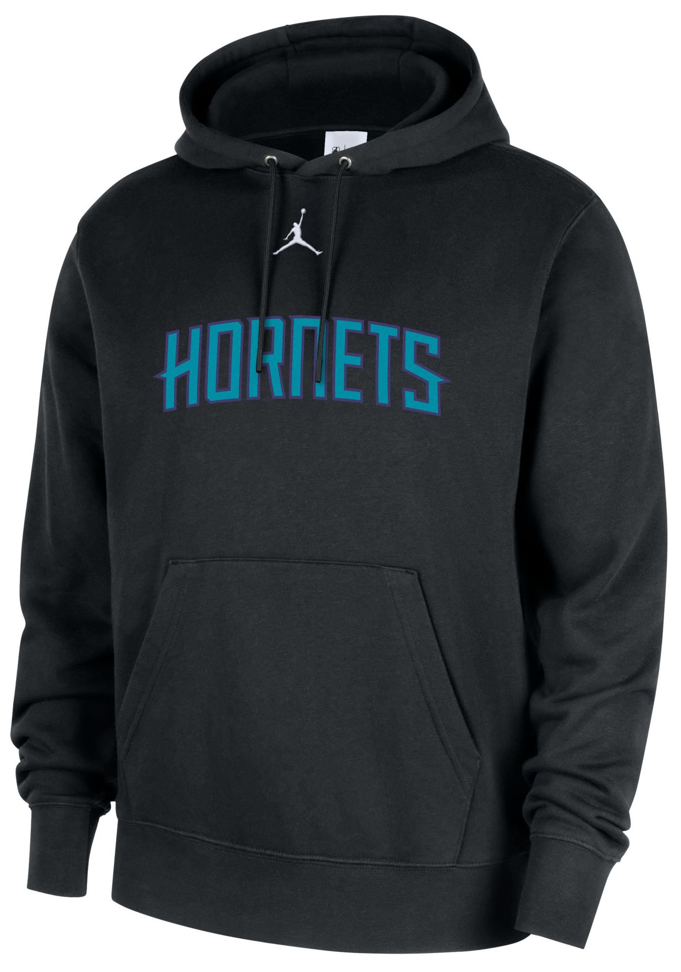 Jordan Men's Charlotte Hornets Black Club Hoodie