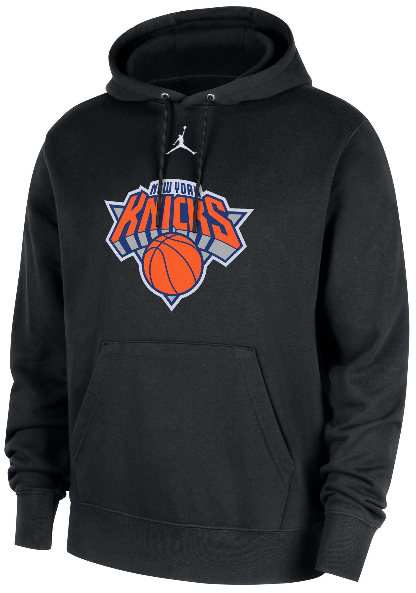 Jordan Men's New York Knicks Black Club Hoodie