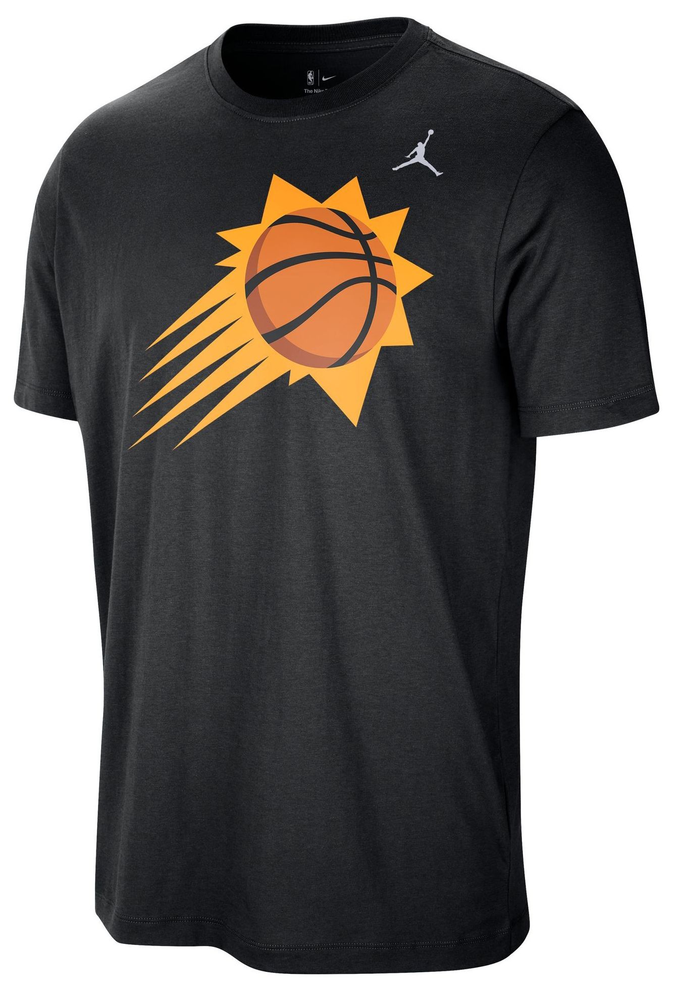 Jordan Men's Phoenix Suns Black Logo T-Shirt