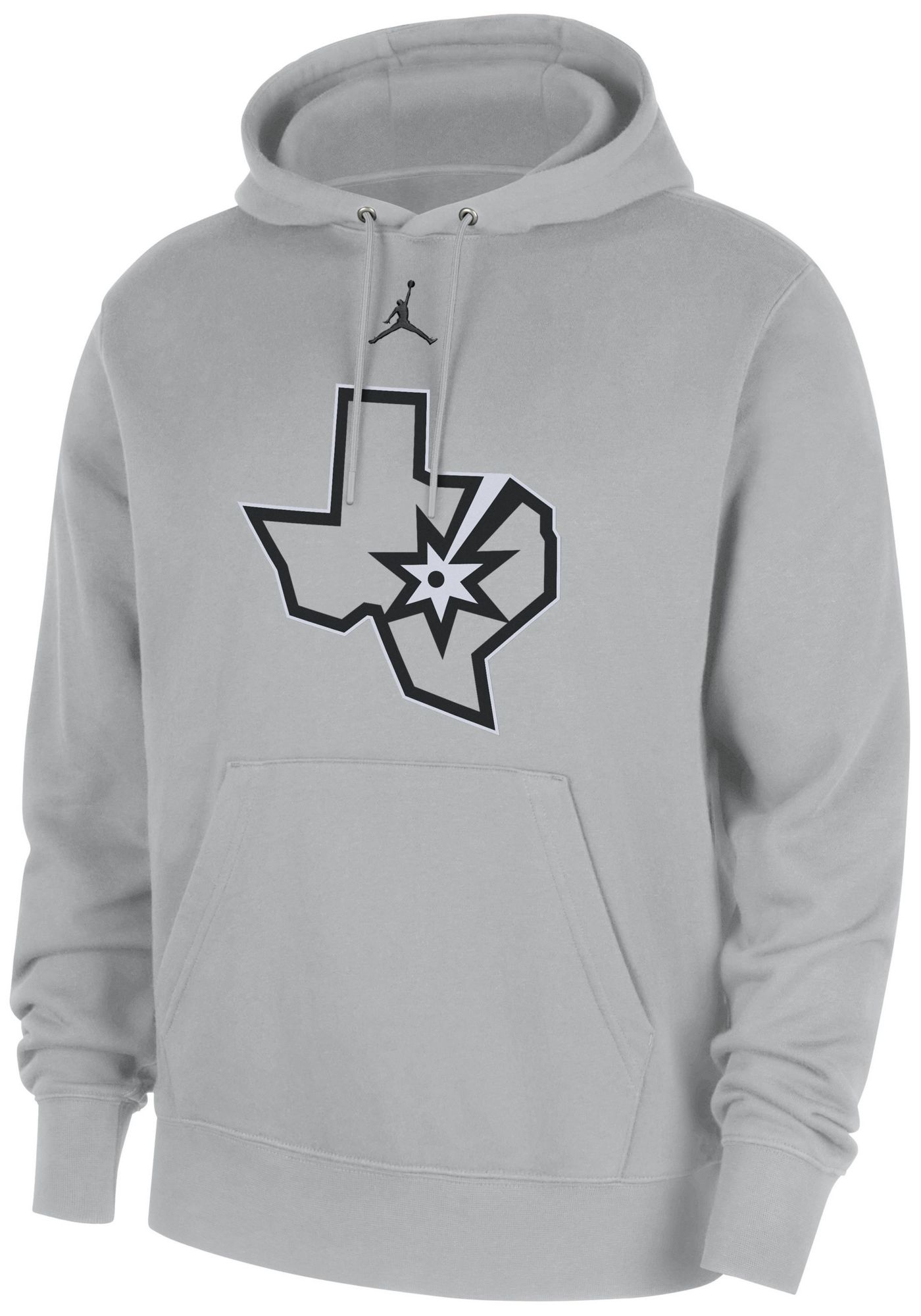 Jordan Men's San Antonio Spurs Gray Club Hoodie