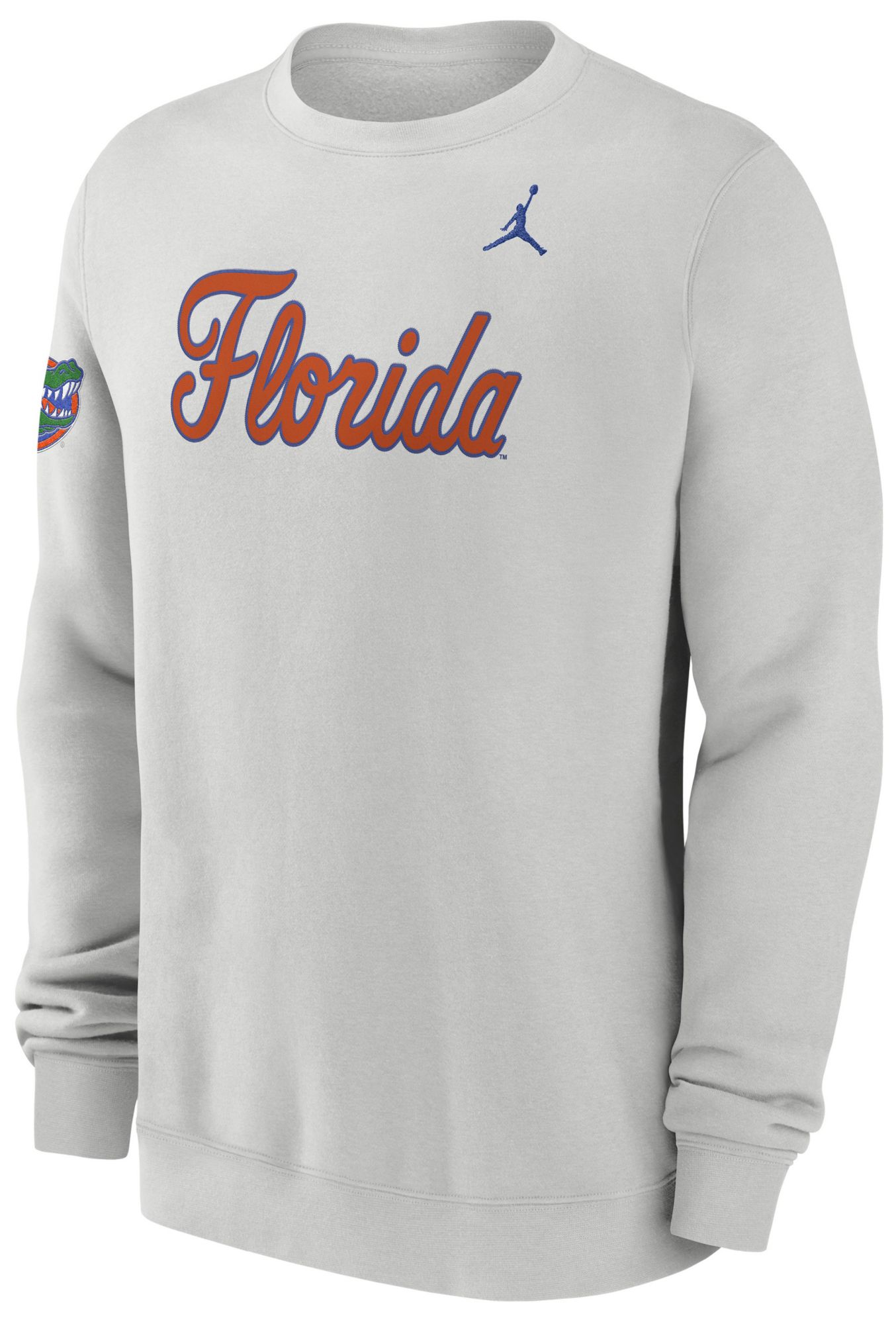 Jordan Men's Florida Gators Photon Dust Club Crewneck Sweatshirt