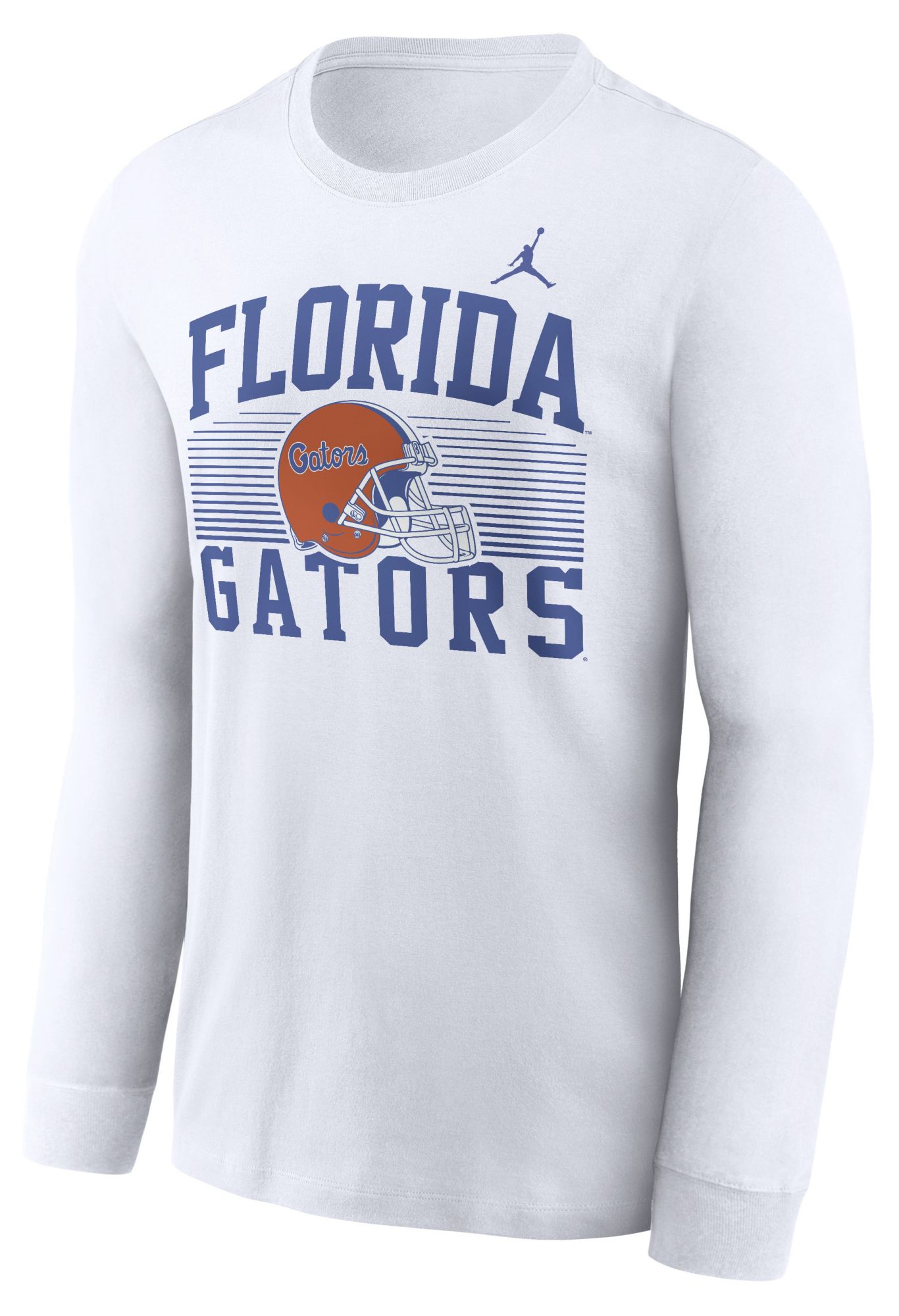 Jordan Men's Florida Gators White Long Sleeve Shirt