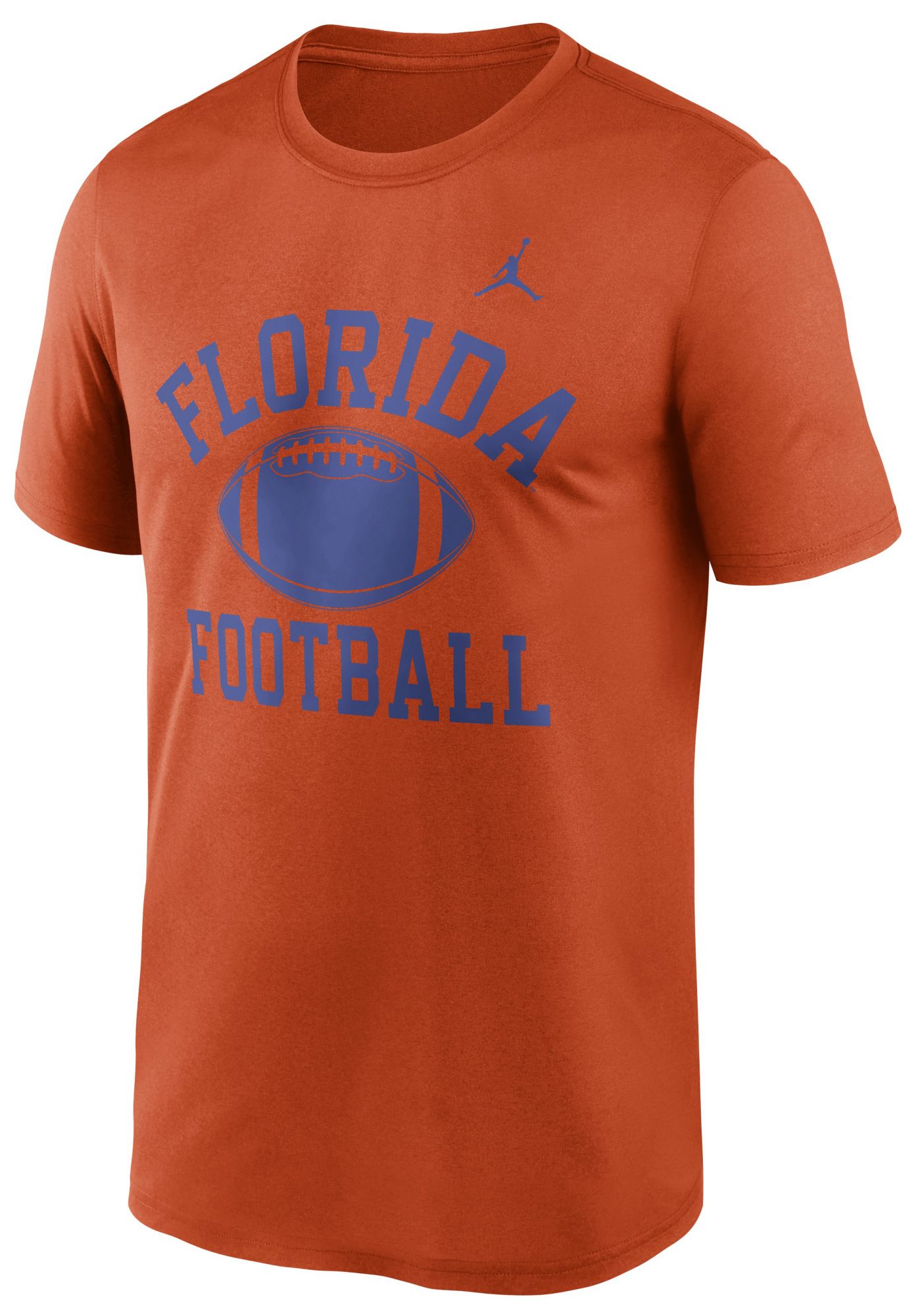 Jordan Men's Florida Gators Orange Legend Arch Football T-Shirt