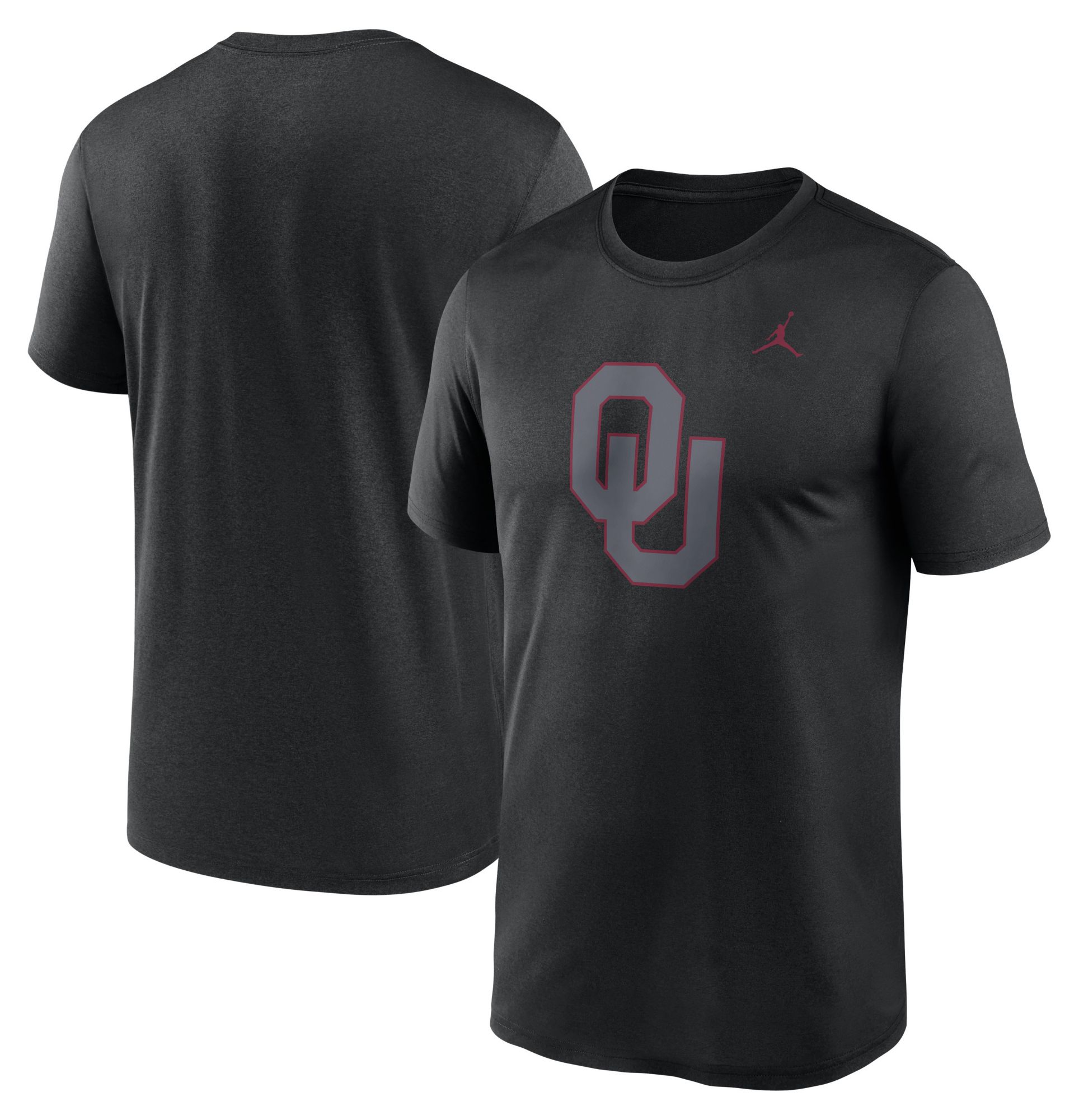 Jordan Men's Oklahoma Sooners Black Legend Color Pop T-Shirt